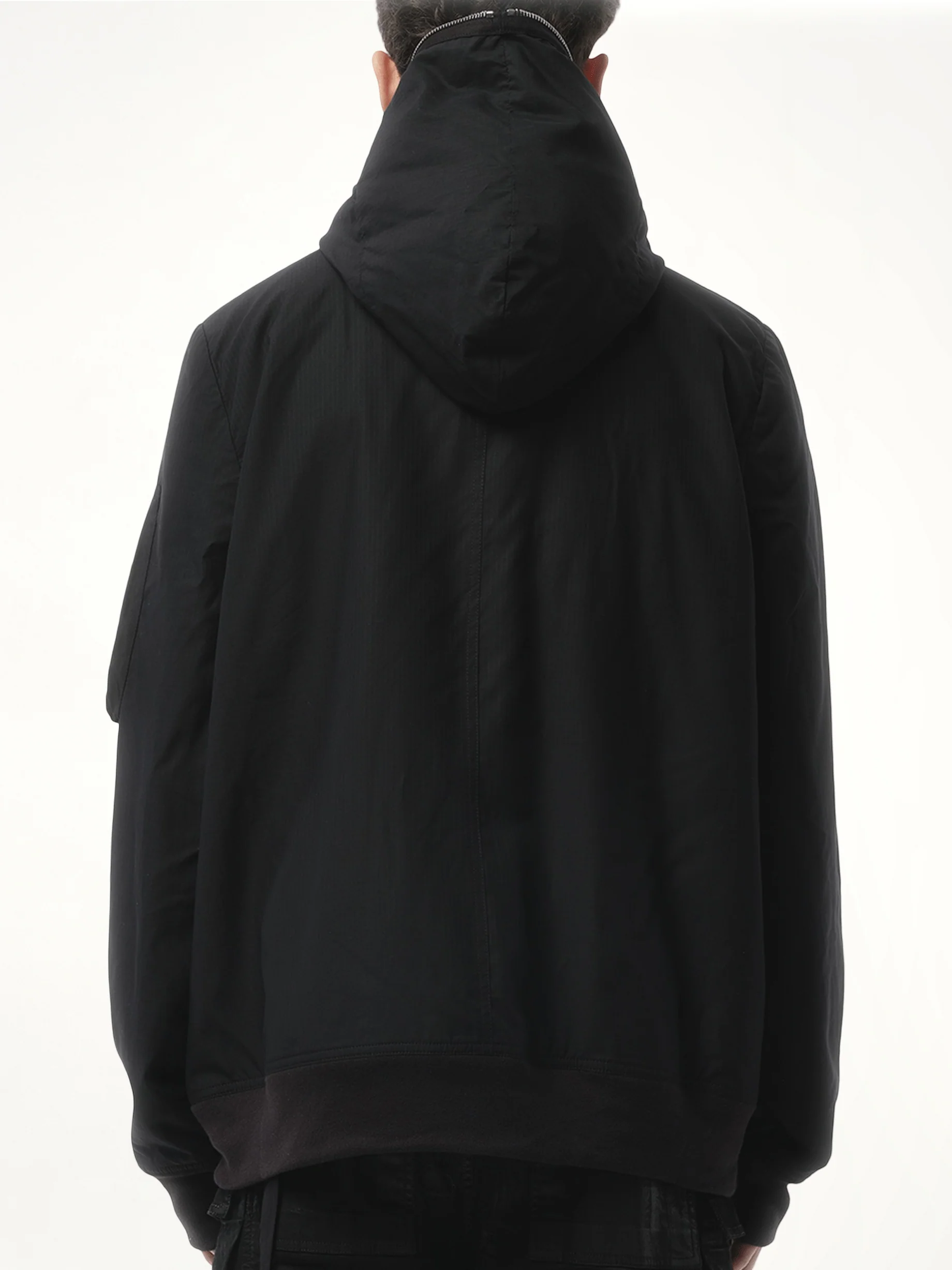 Gimp Flight Bomber Jacket in Black - Image 6