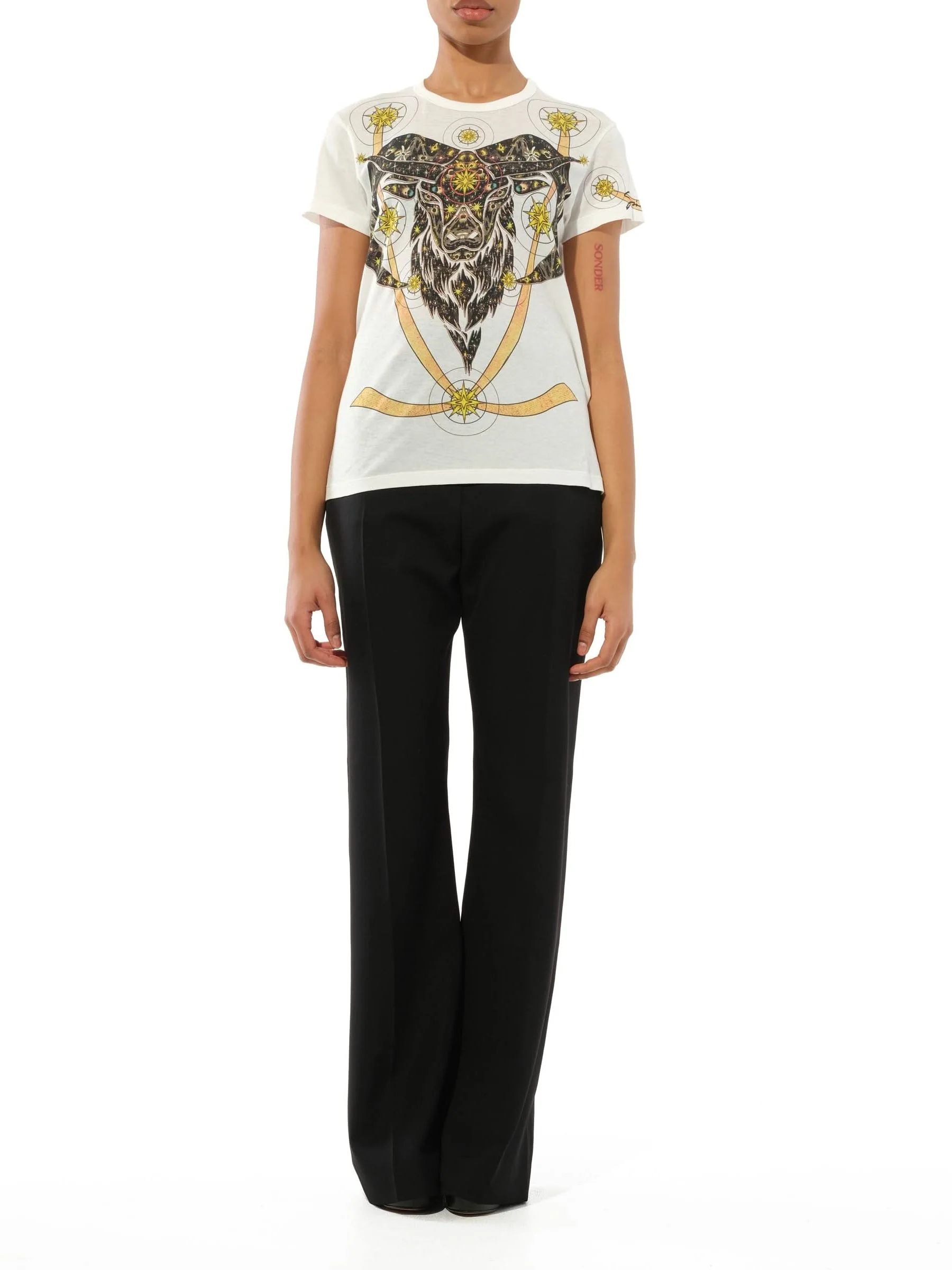 Aries T-Shirt Ecru - Image 4