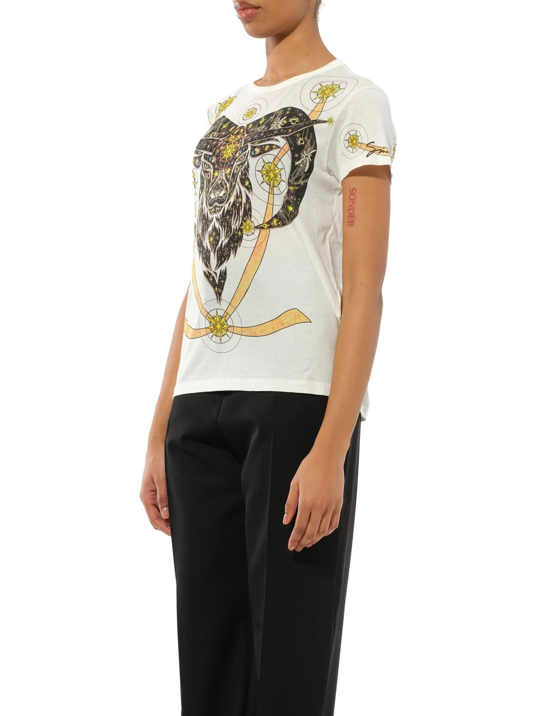Aries T-Shirt Ecru - Image 5