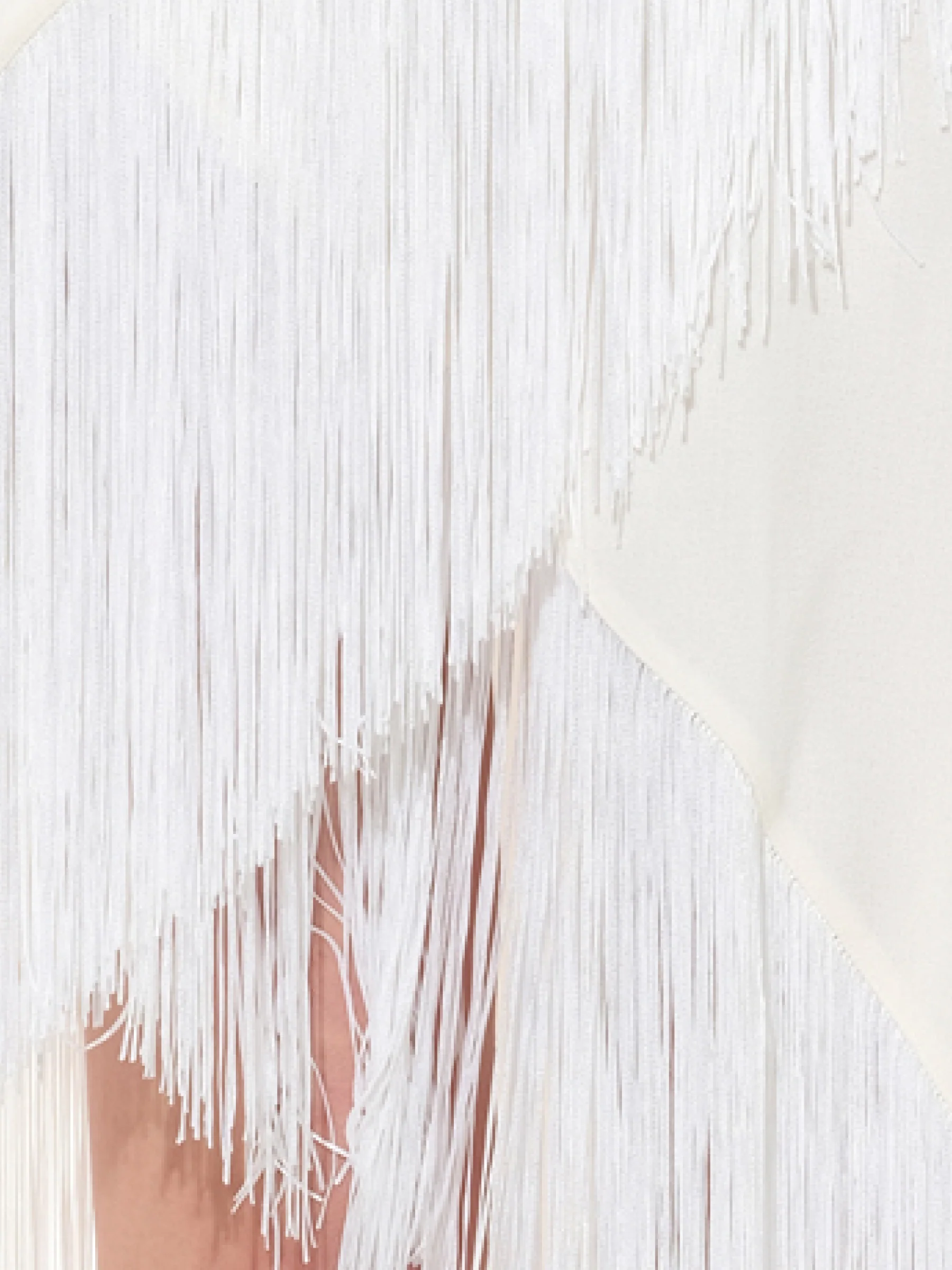 Fringes Dress in White - Image 3
