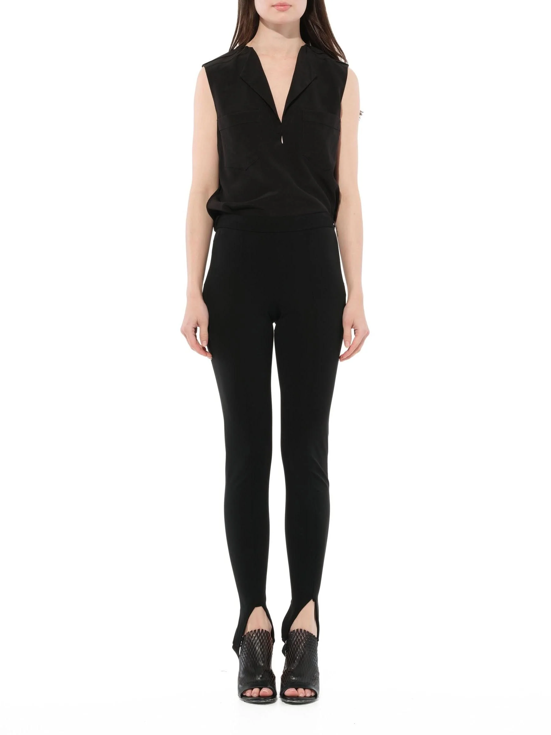 Jersey Leggings in Black - Image 4