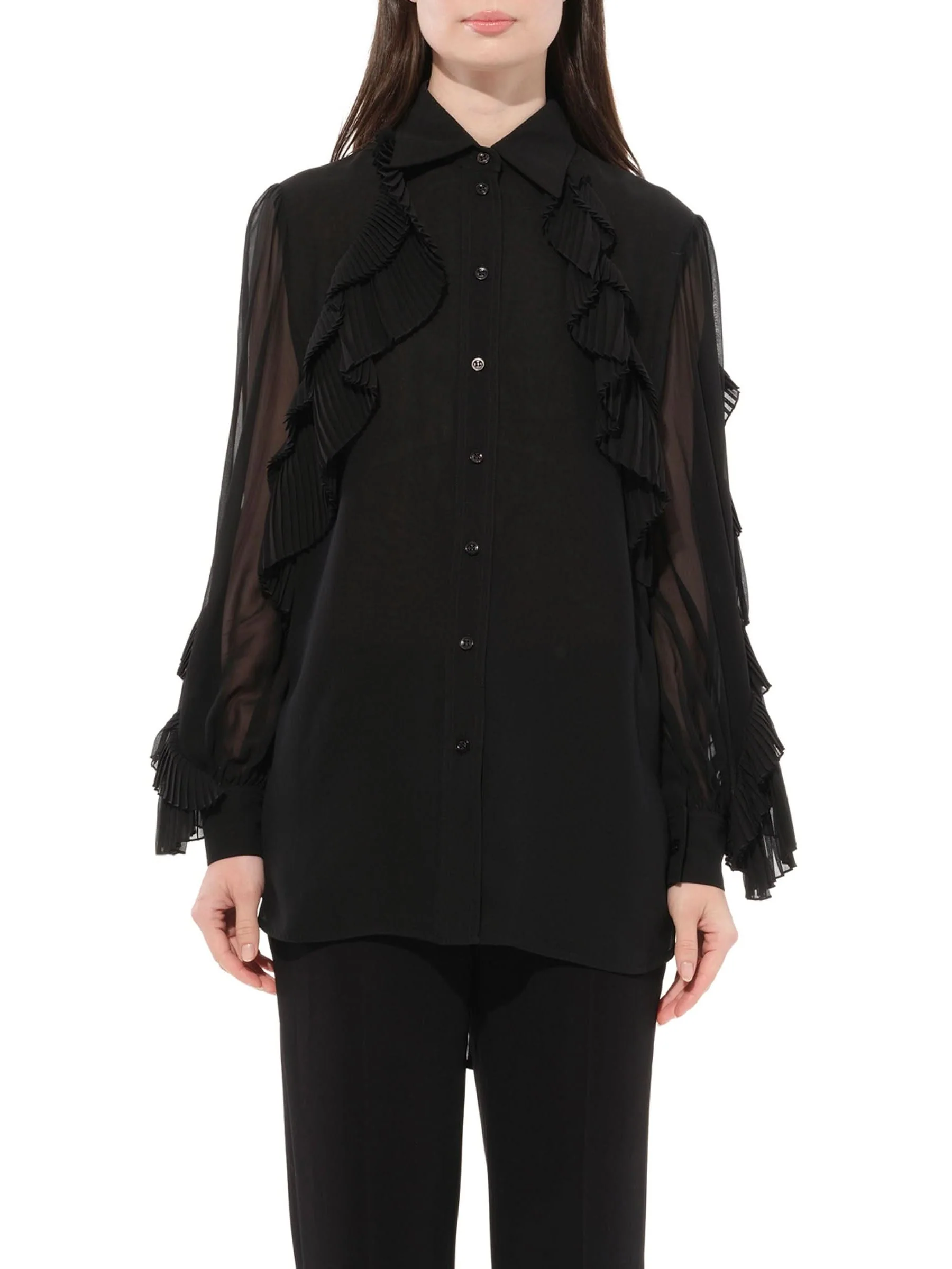 Long Sleeves Shirts in Black