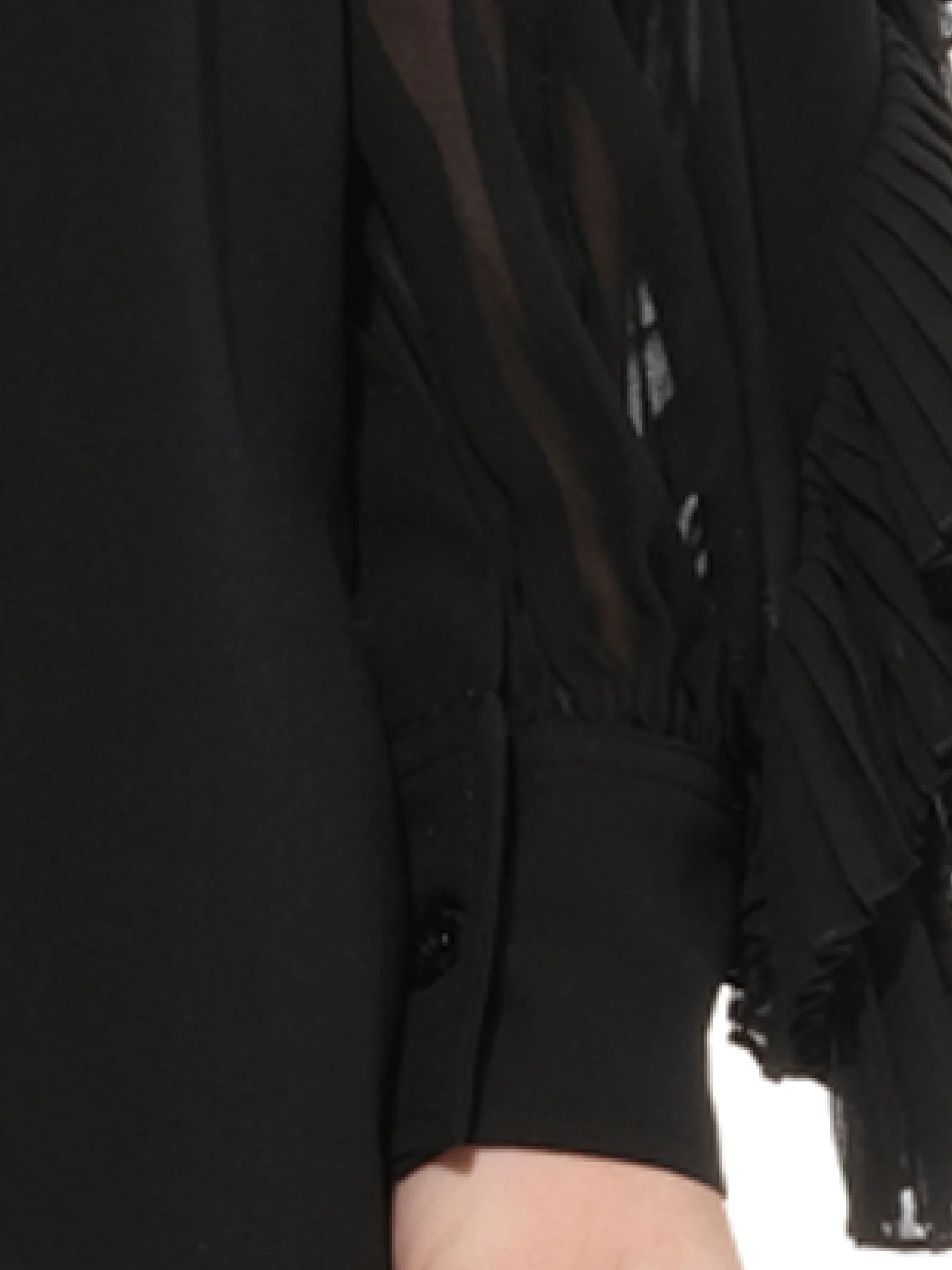 Long Sleeves Shirts in Black - Image 3
