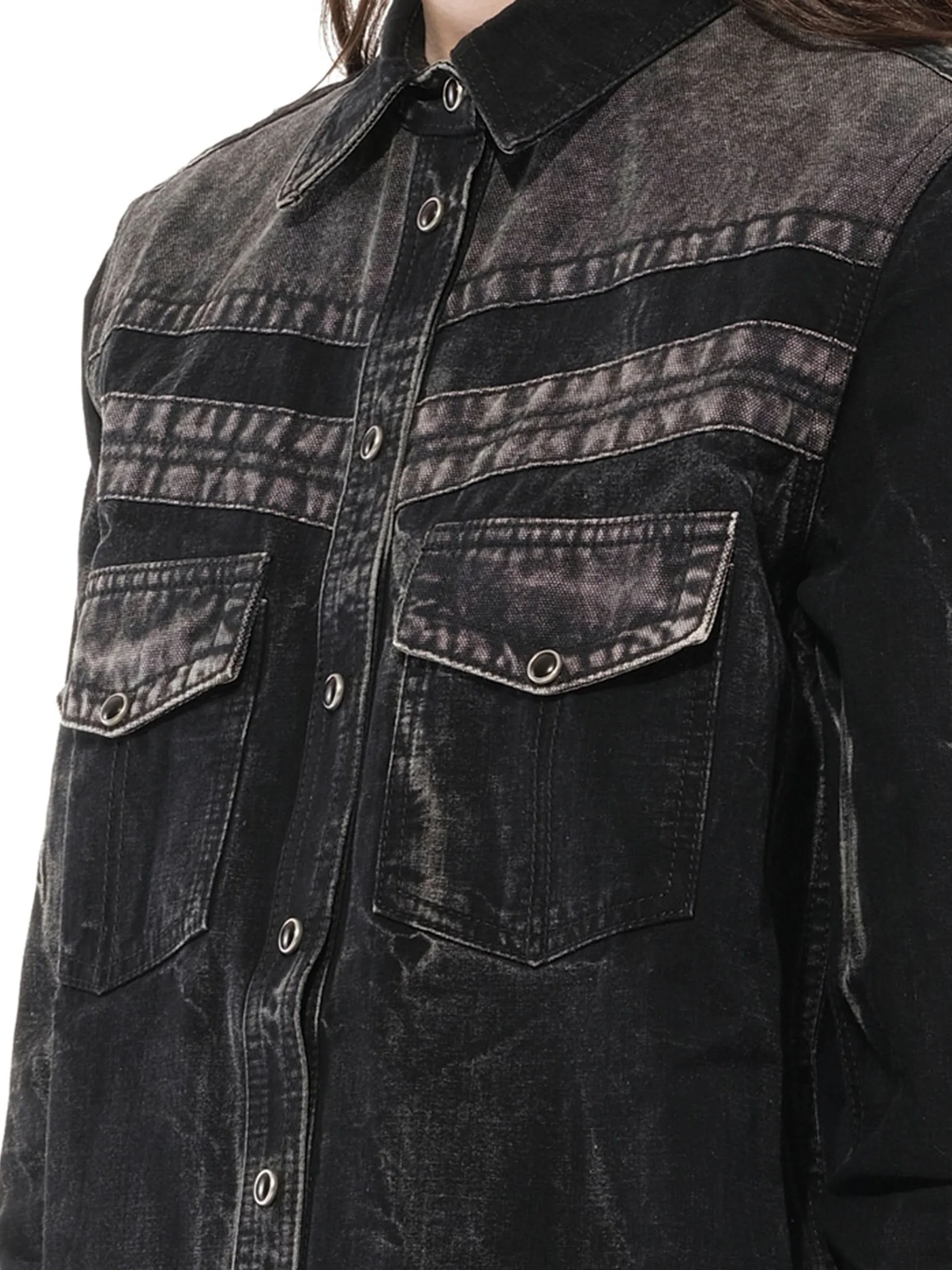 Long Sleeve Shirts in Black - Image 2
