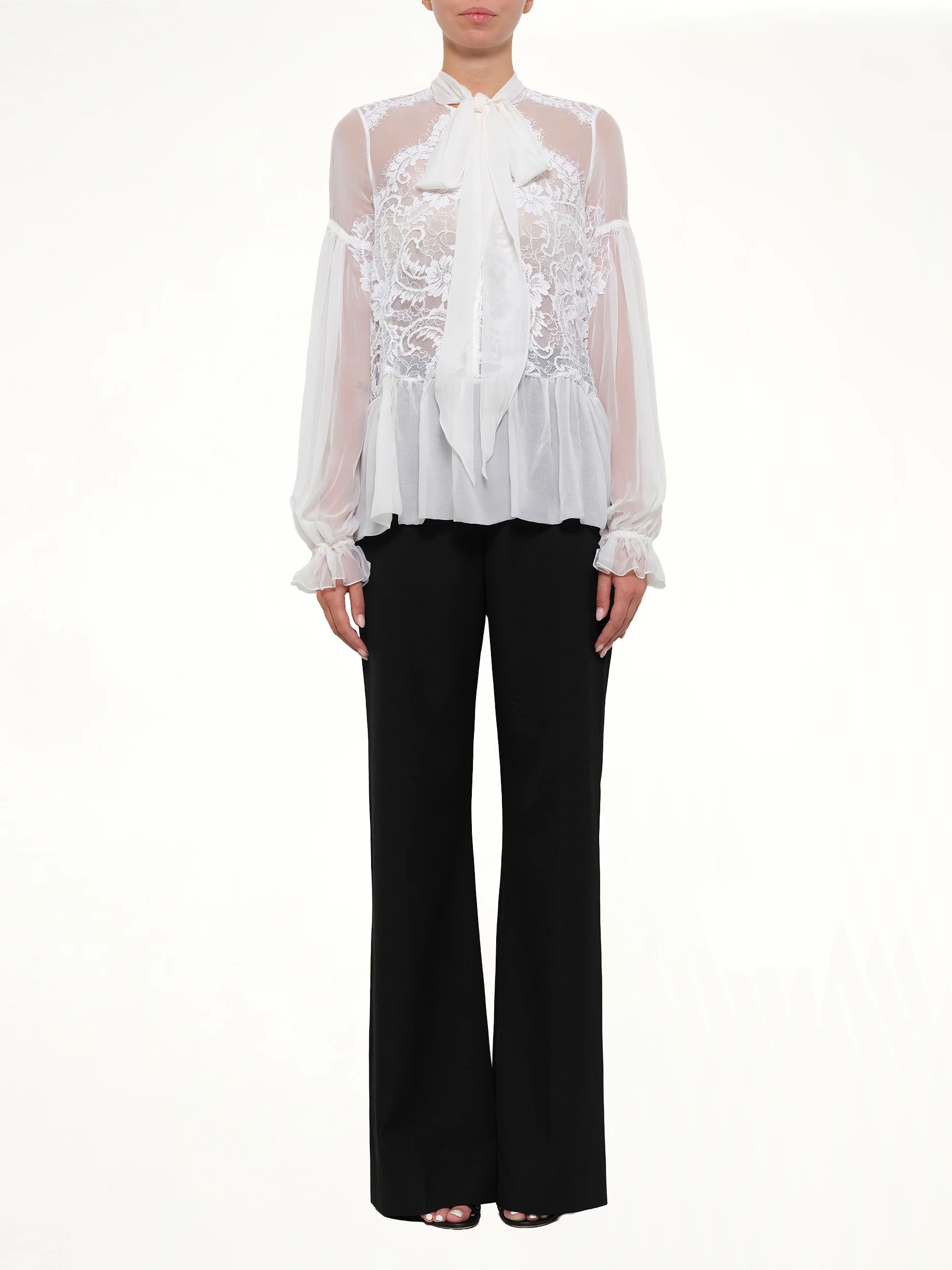 Givenchy Long Sleeve Tops in White - Image 2