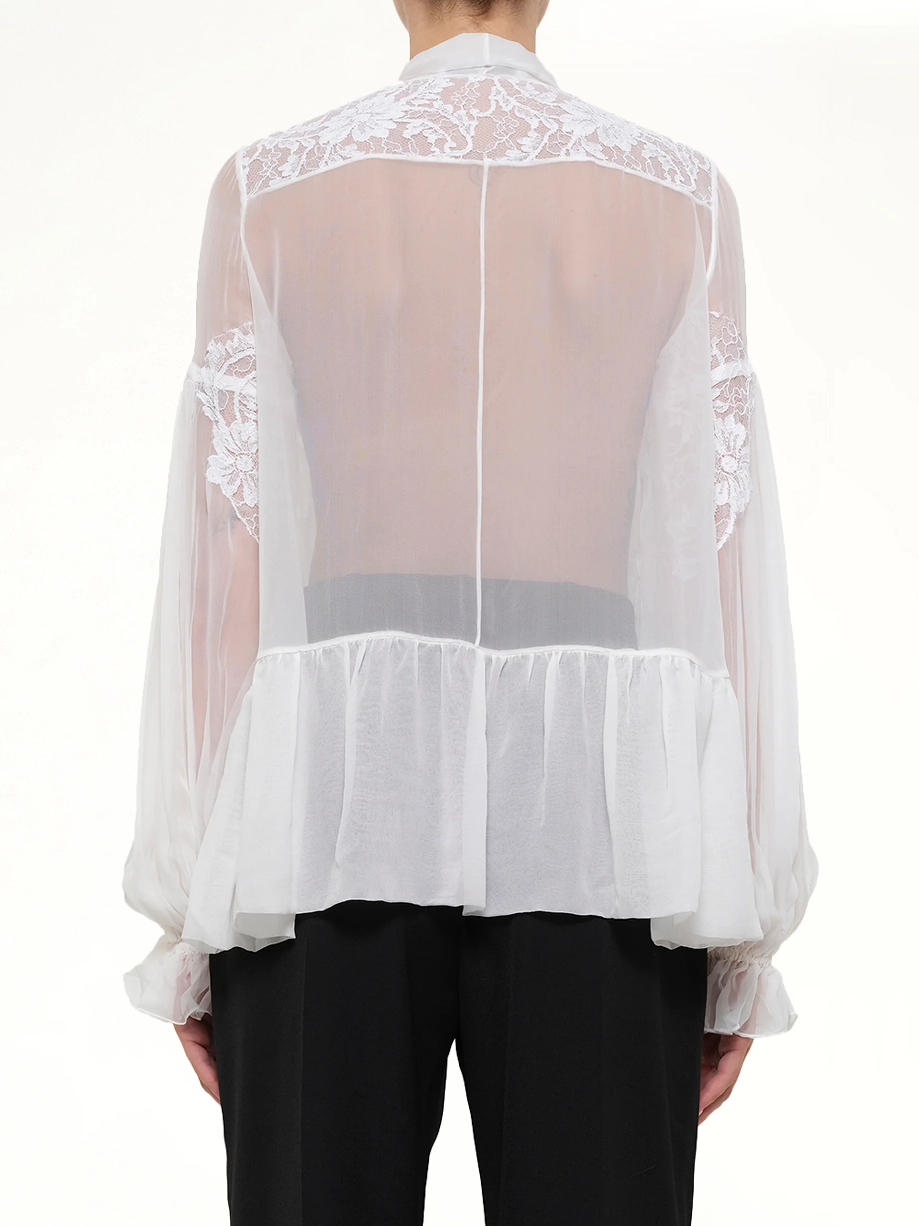 Givenchy Long Sleeve Tops in White - Image 3
