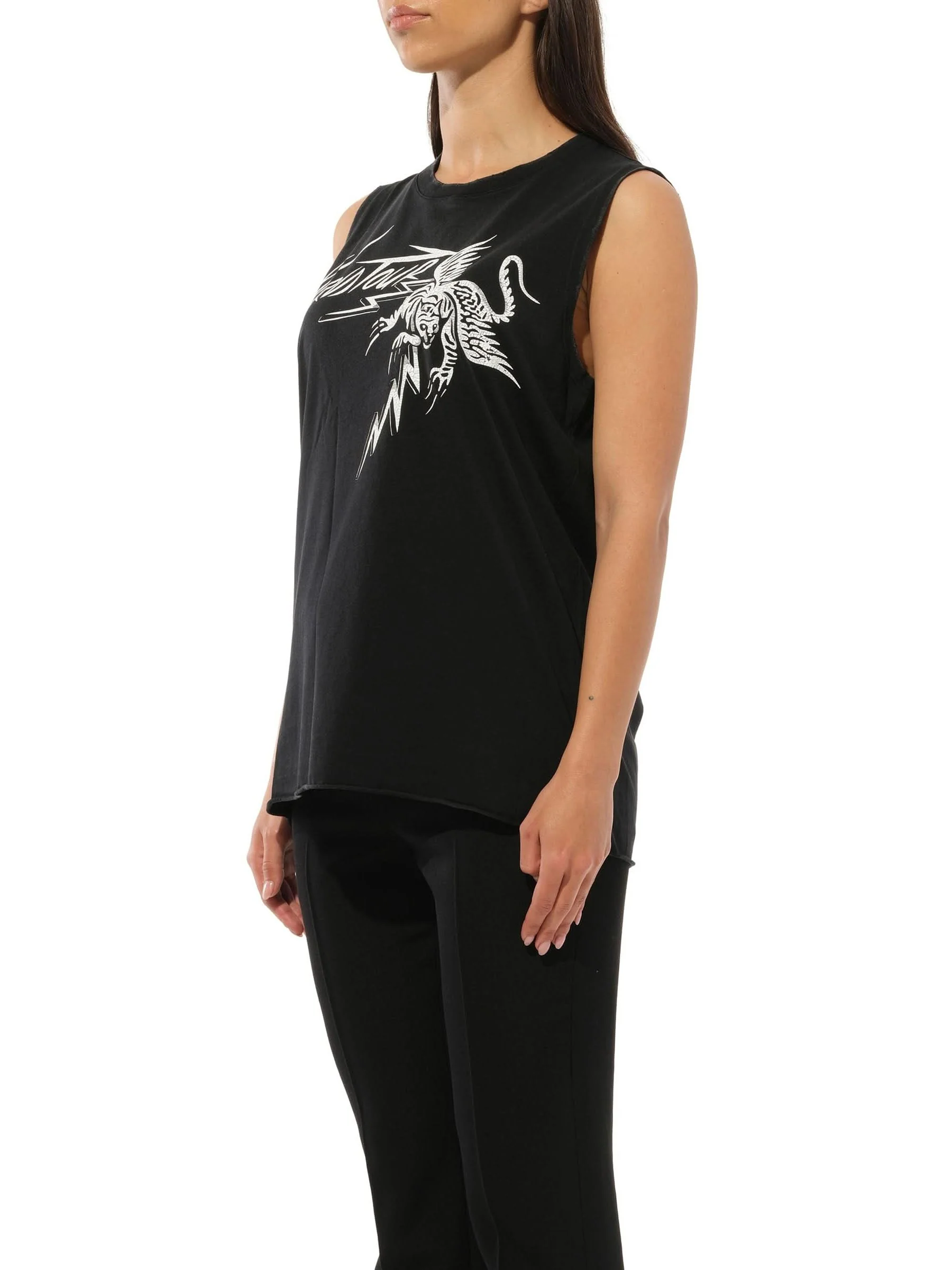 Podium Sleeveless T-Shirt Black - Image 5