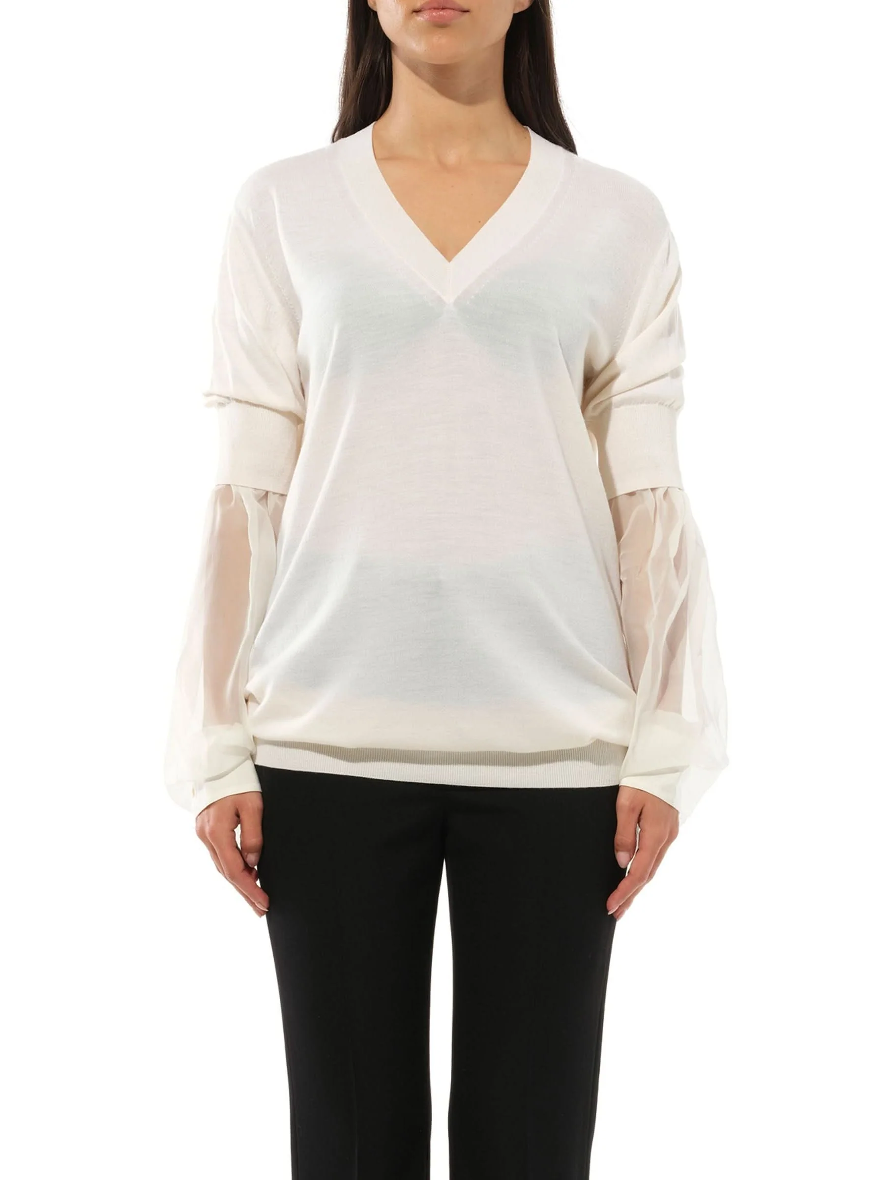 Classic Pullover in White