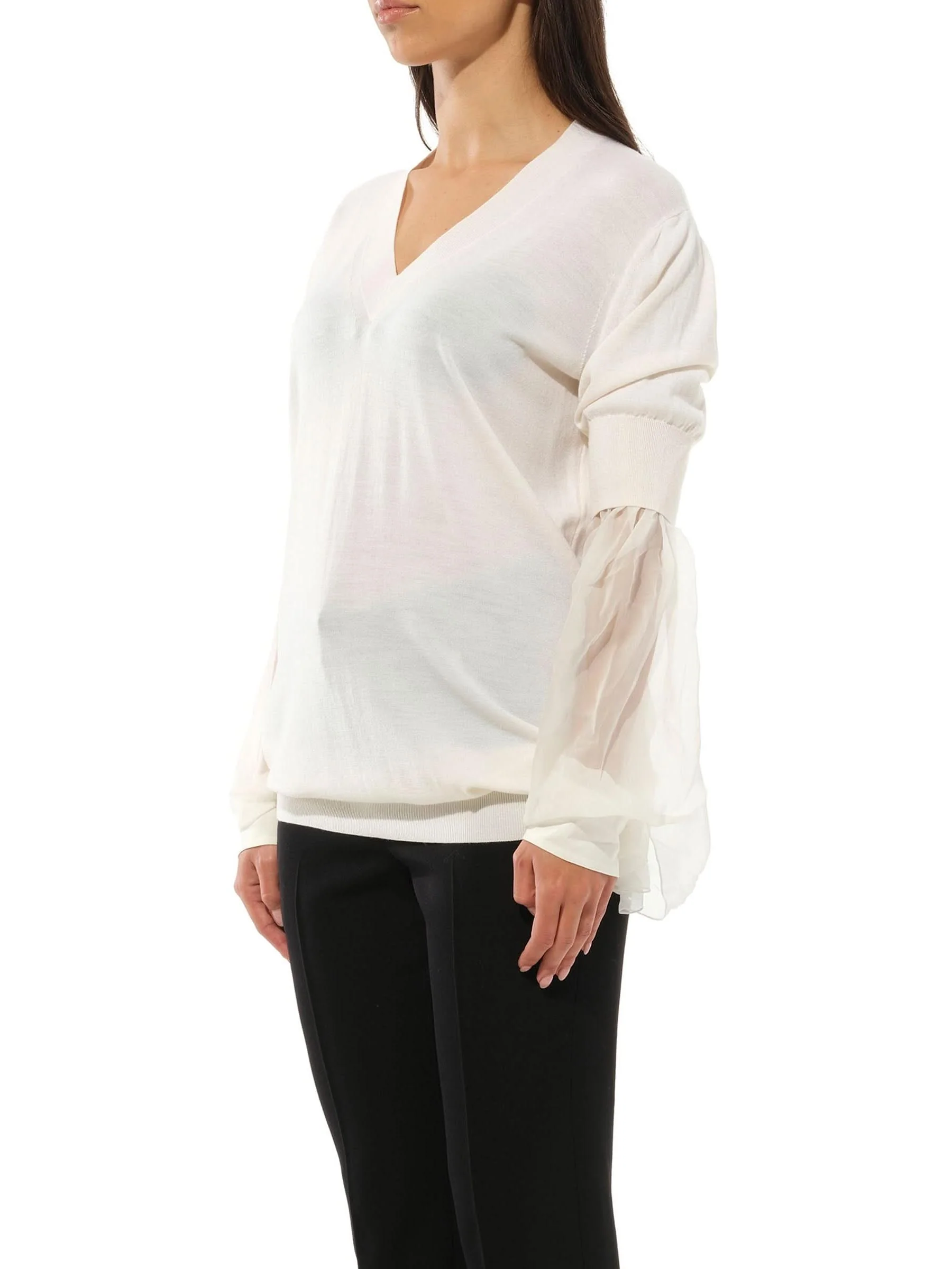 Classic Pullover in White - Image 5