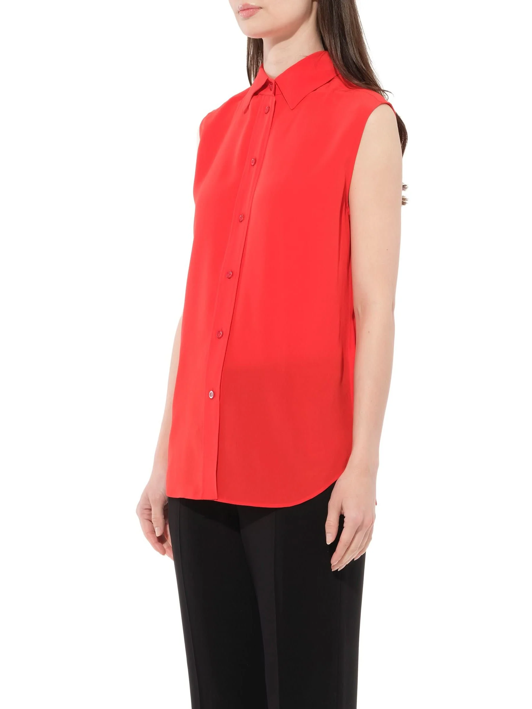 Sleeveless Shirt in Red - Image 5