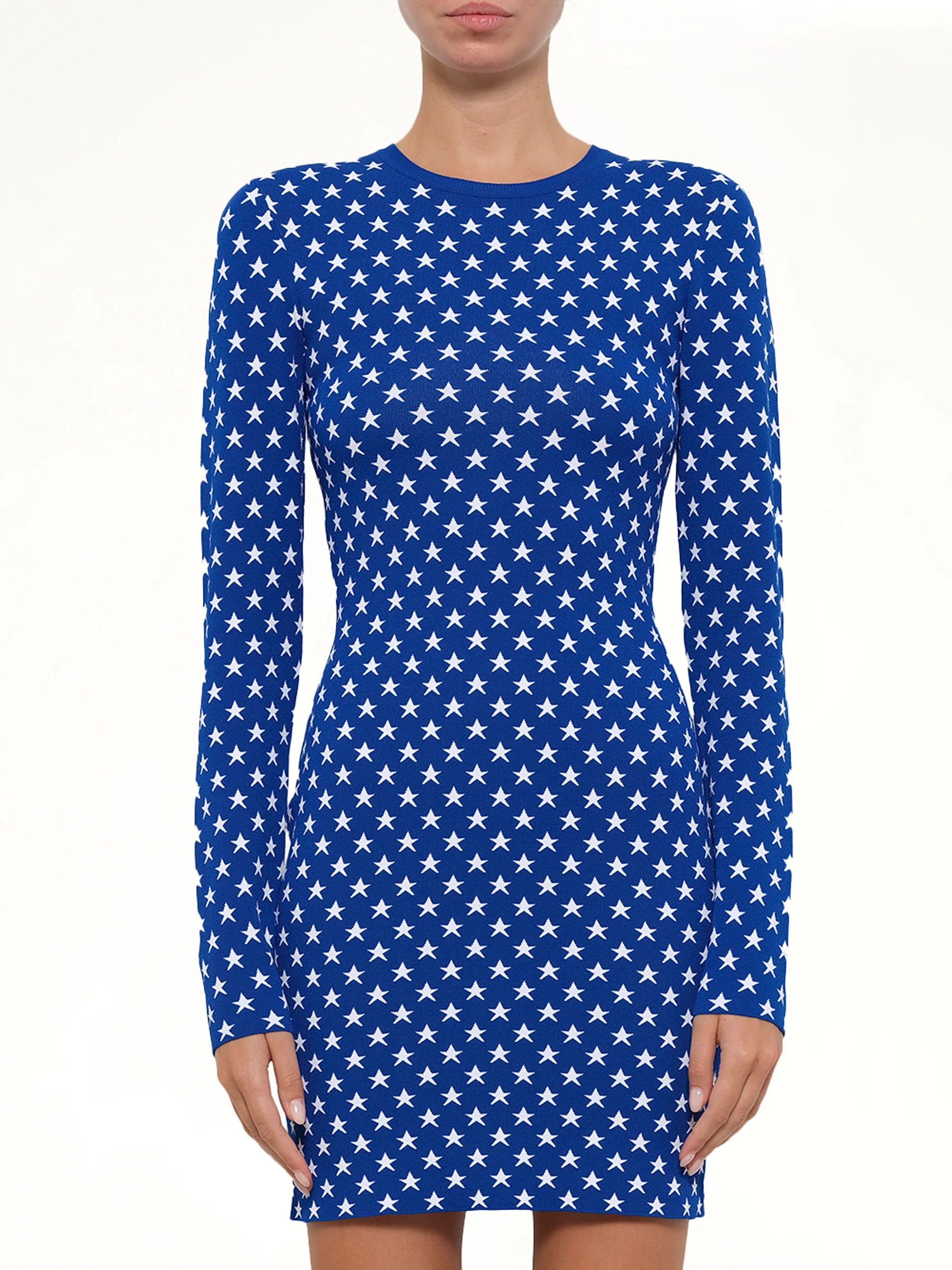 Stars Short Dress in Blue