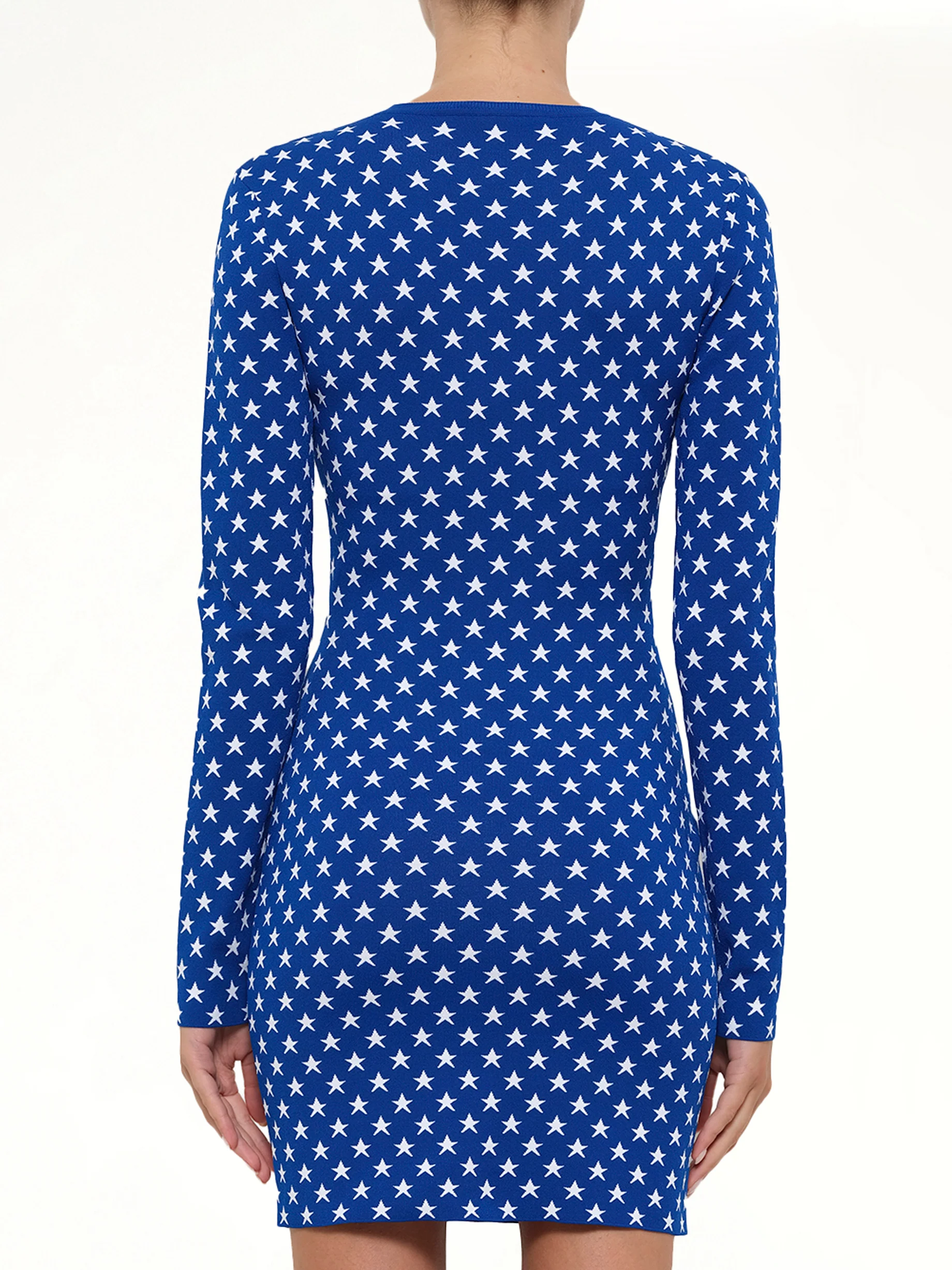 Stars Short Dress in Blue - Image 3