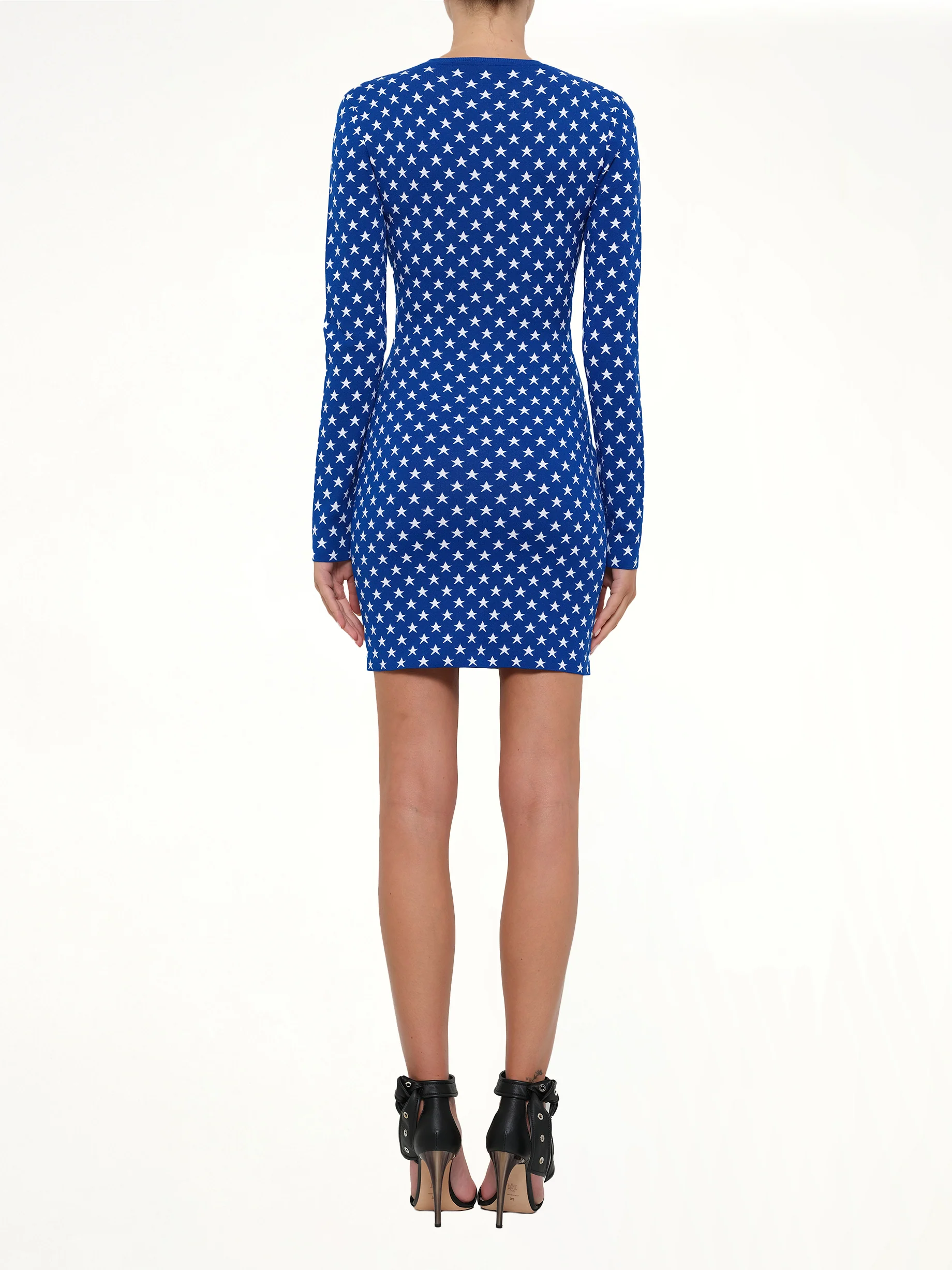Stars Short Dress in Blue - Image 4
