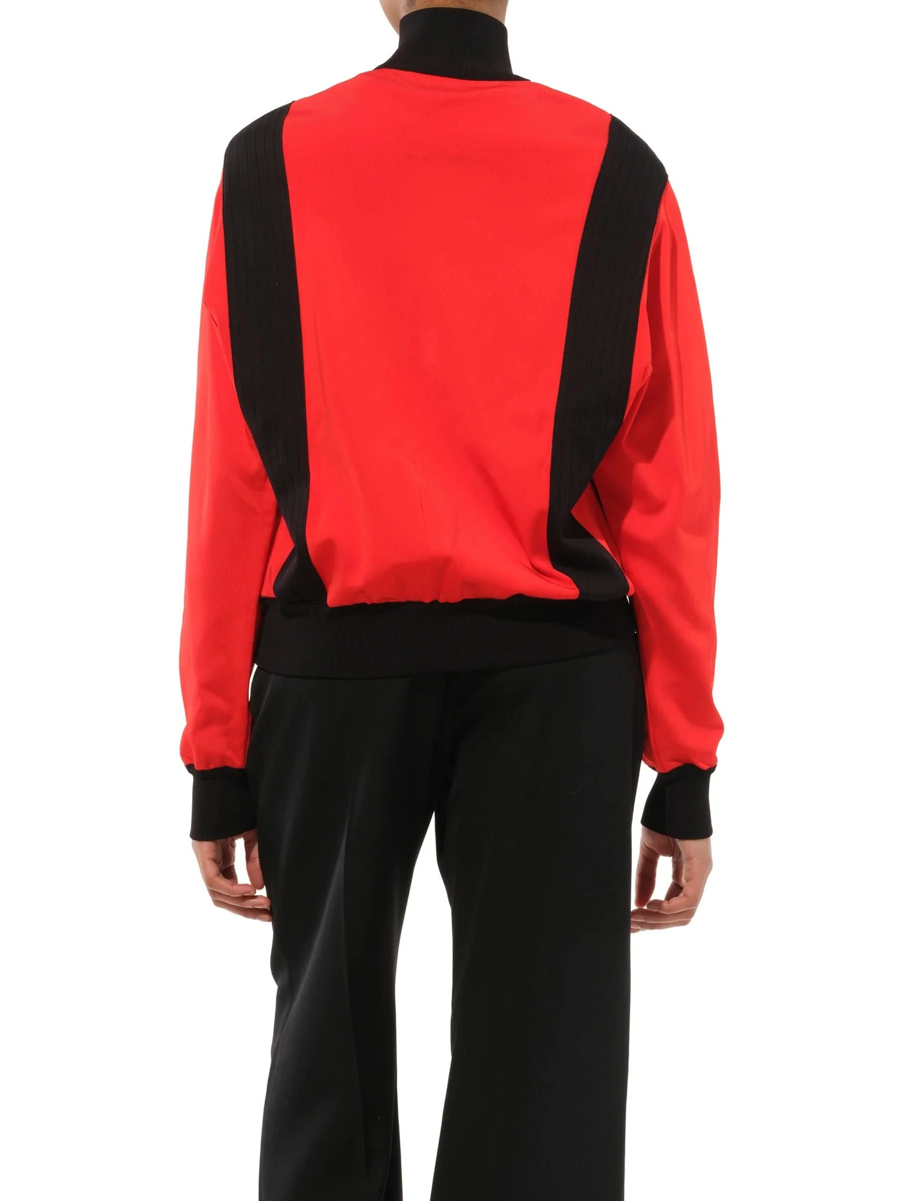 Turtle Neck Multi Sweater in Red - Image 6