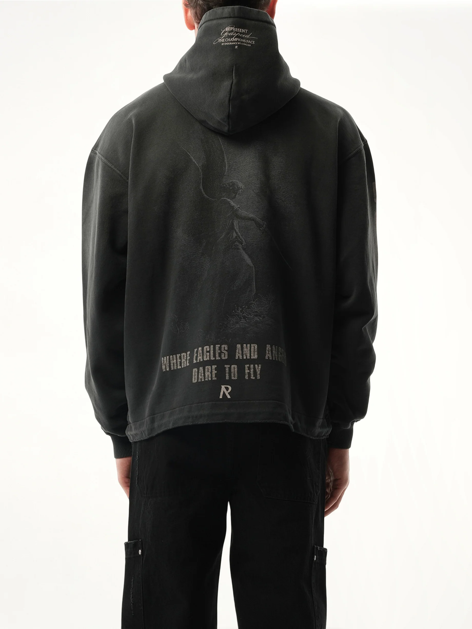 Godspeed Hoodie in Aged Black - Image 6