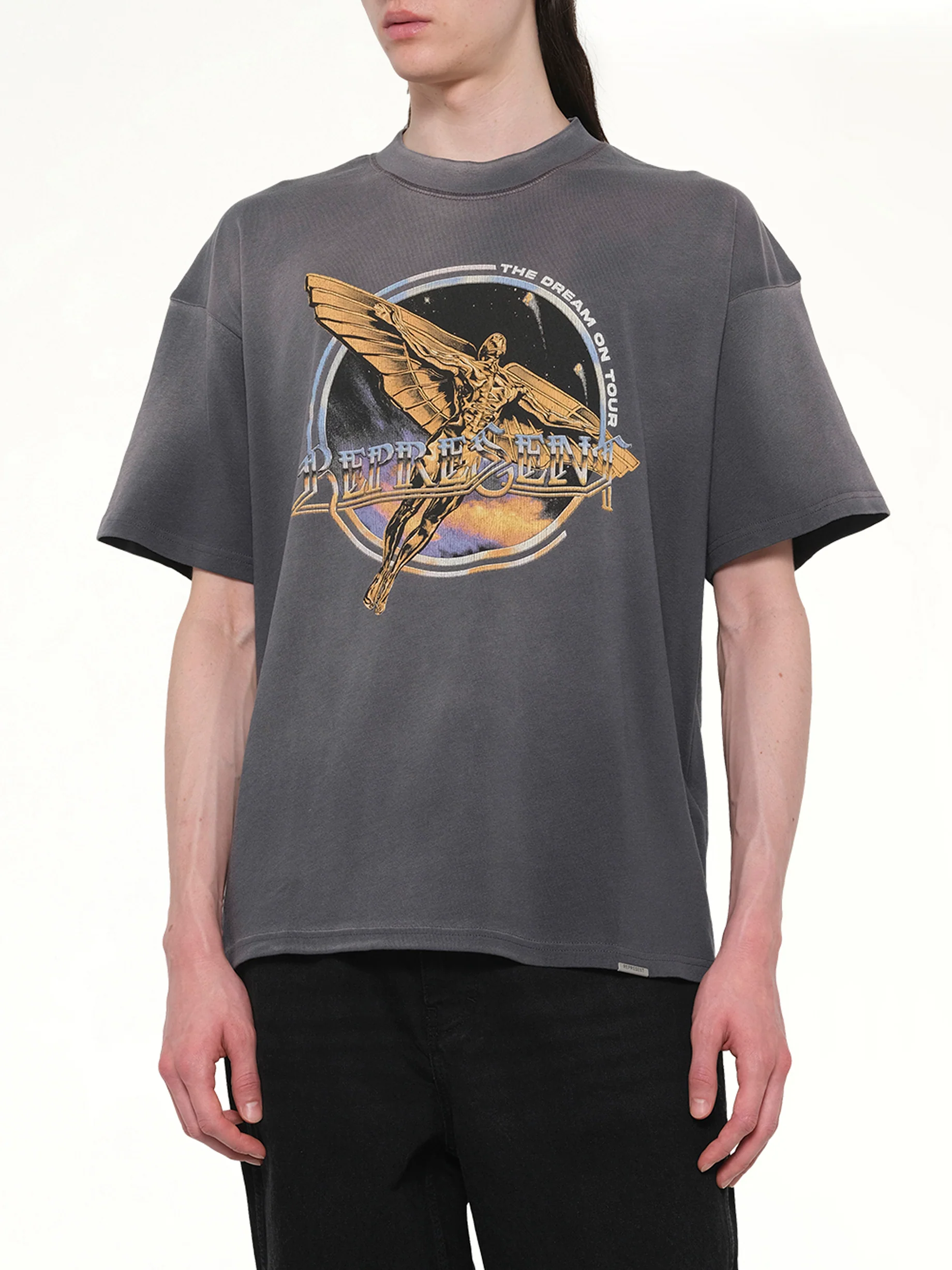 Golden Tour T-Shirt in Sun Fade Grey - Image 6