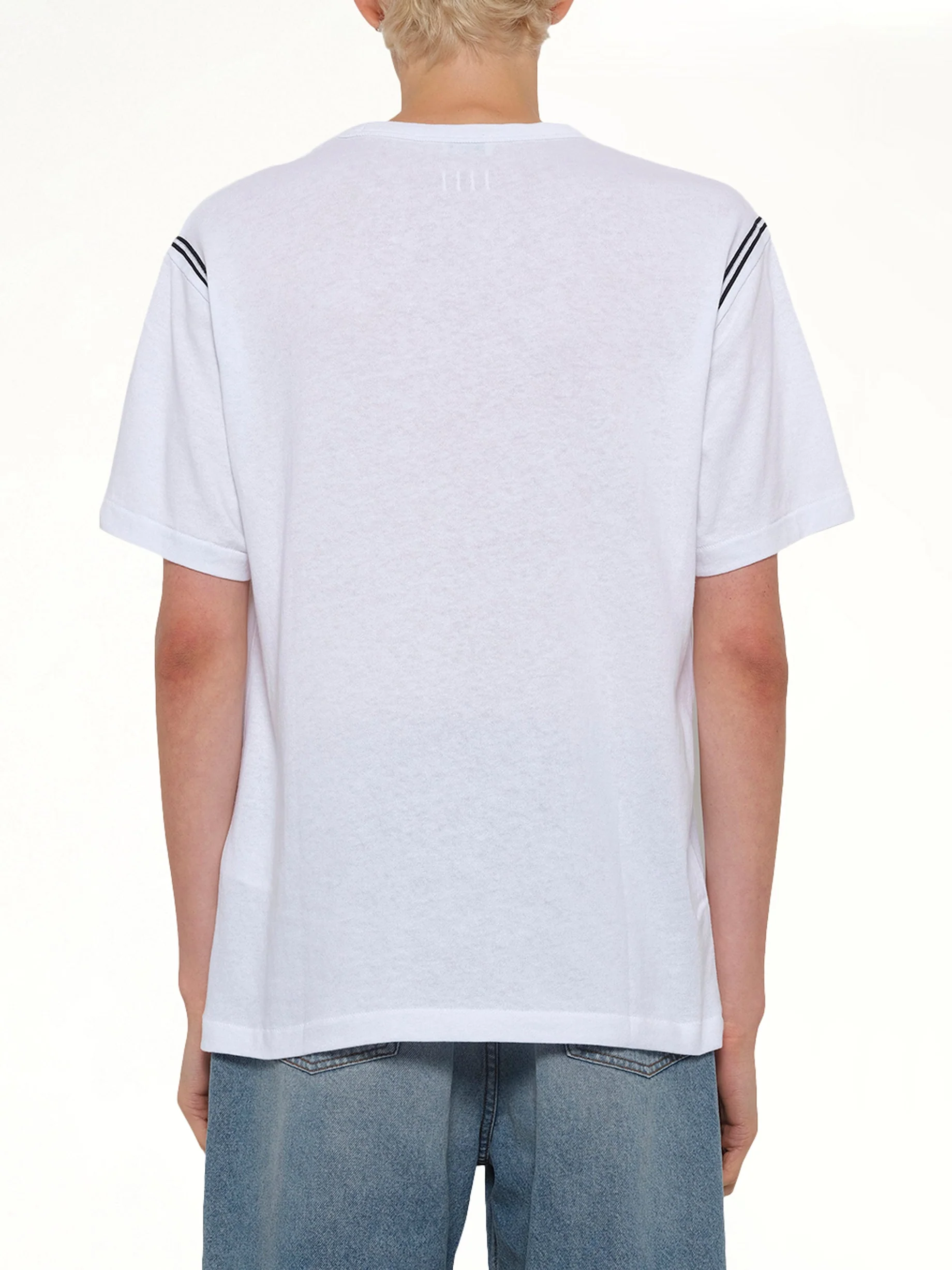 Gots Boke Flower 2.0 Embroidered Classic T-Shirt in White - Image 5