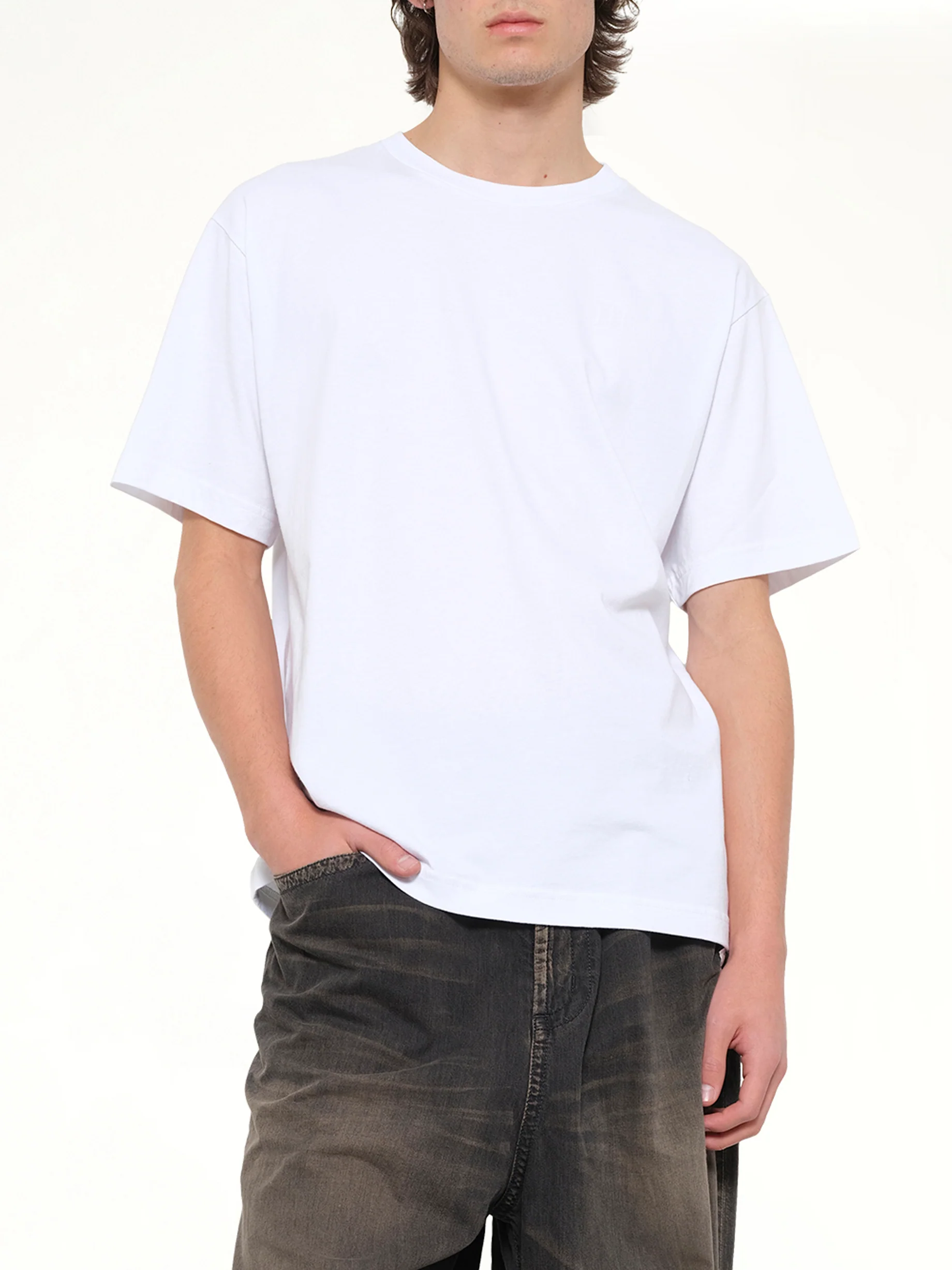 Gots Boke Flower 2.0 Embroidered Oversize T-Shirt in White - Image 6