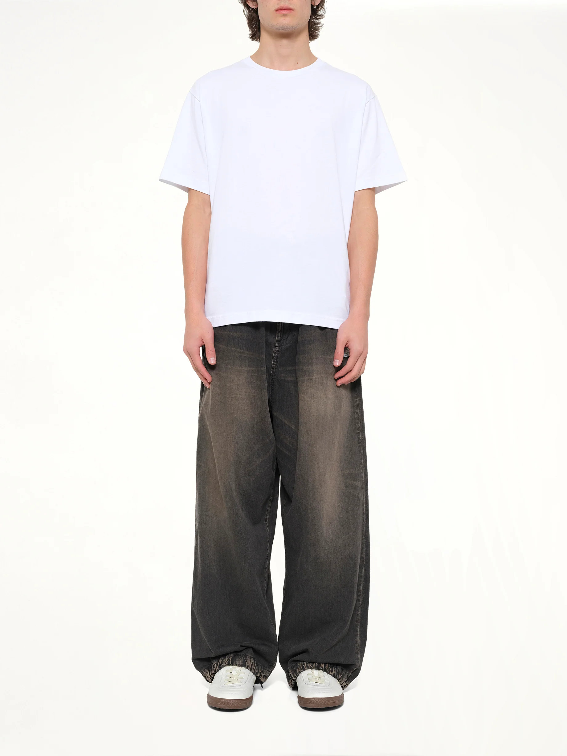 Gots Boke Flower 2.0 Embroidered Oversize T-Shirt in White - Image 7