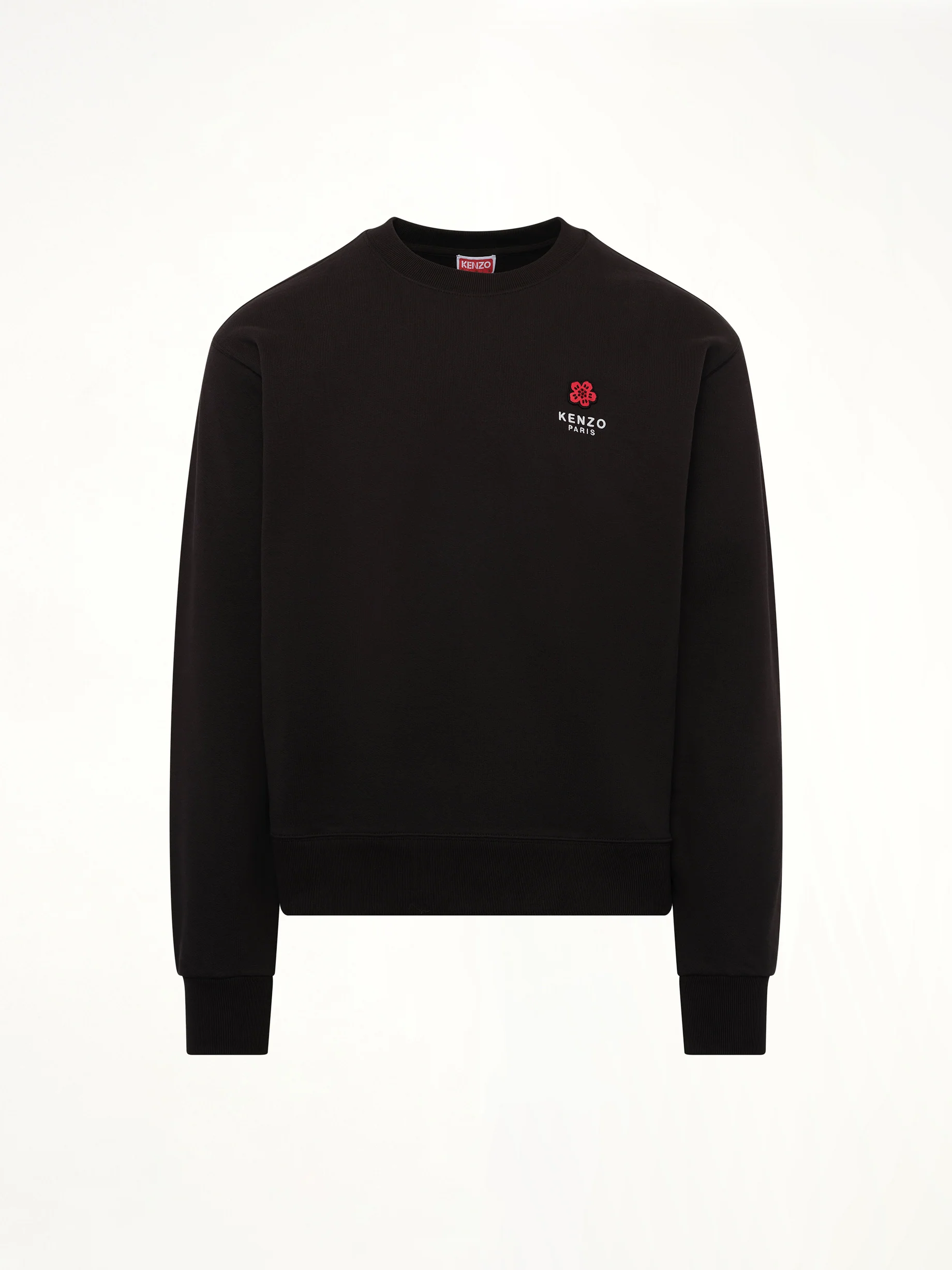 Gots Boke Flower Embroidered Classic Sweatshirt in Black - Image 2