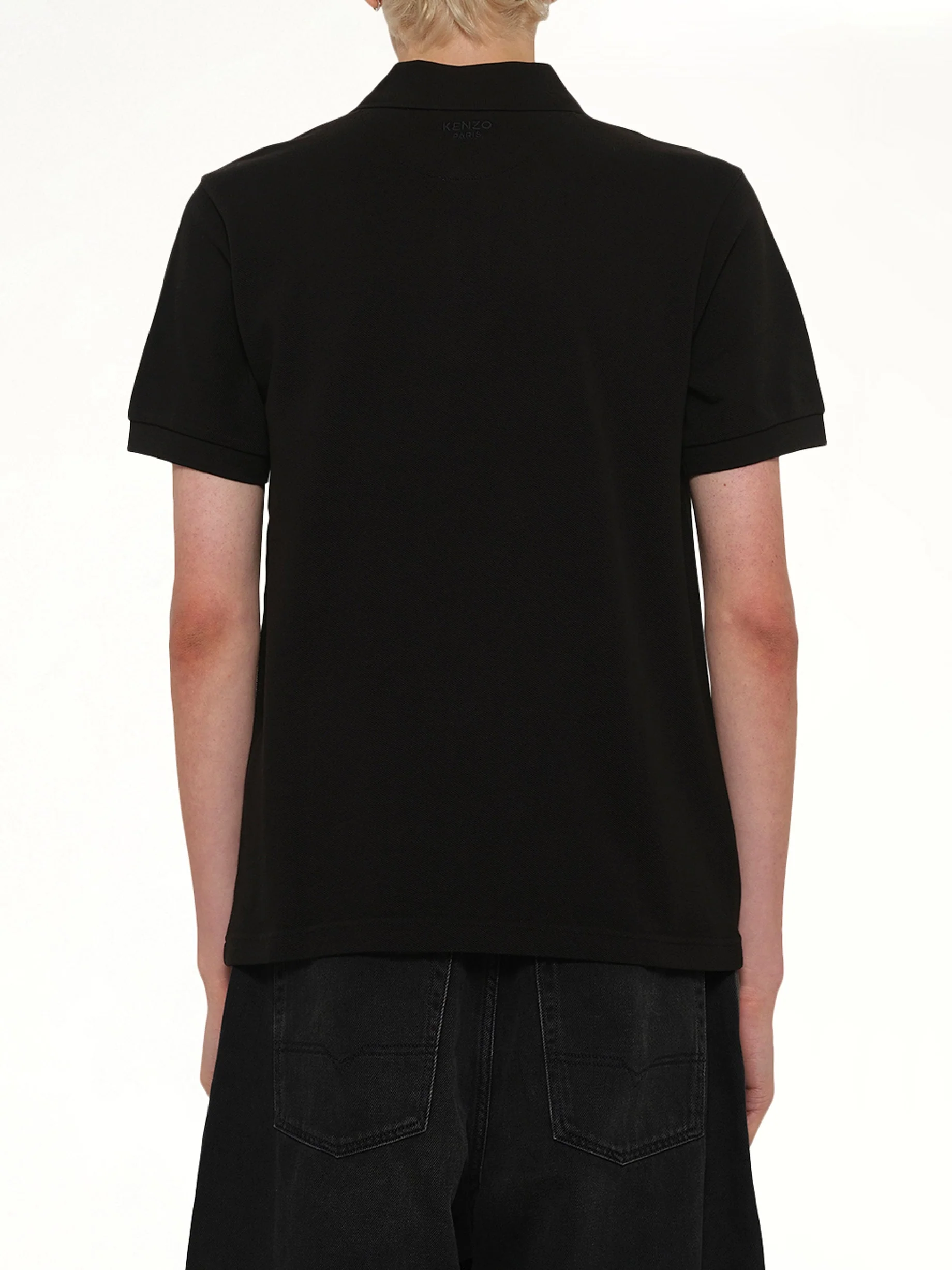 Gots Kenzo Wild Tiger Slim Polo in Black - Image 5