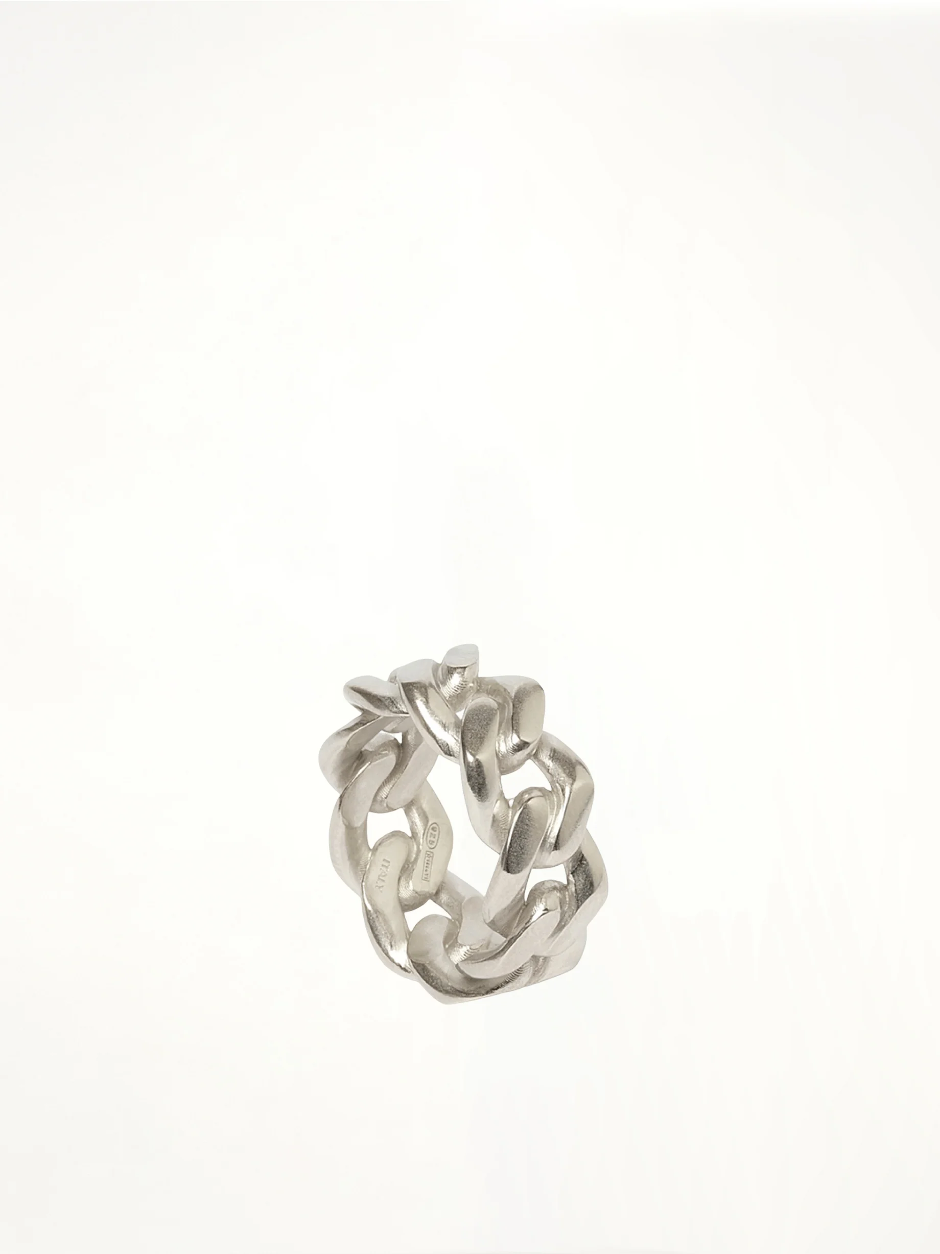 Gourmette Reference Ring in Silver - Image 2