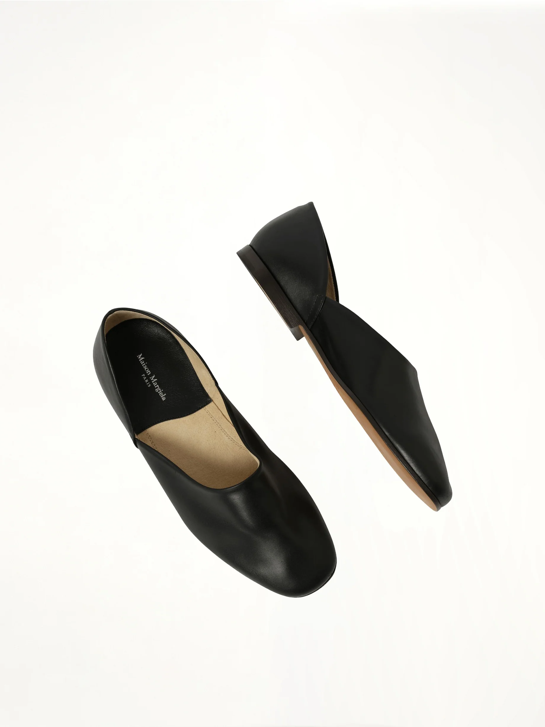 Grecian Slippers in Black - Image 4
