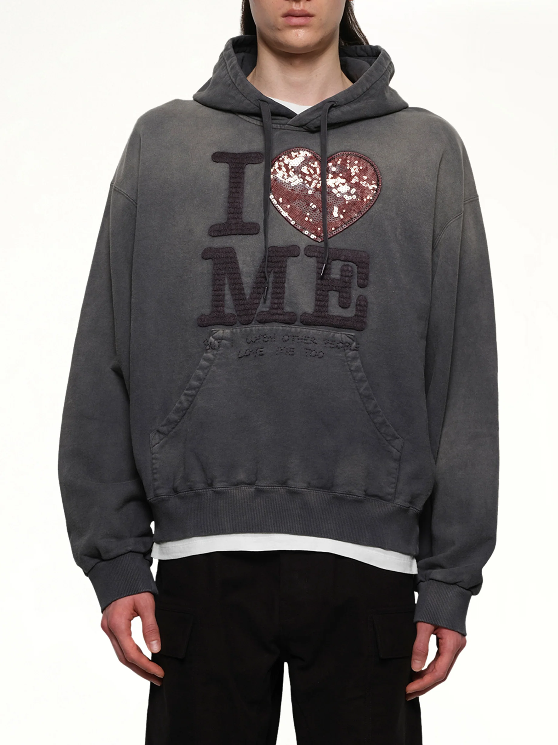 Grip-Love Hoodie in Black