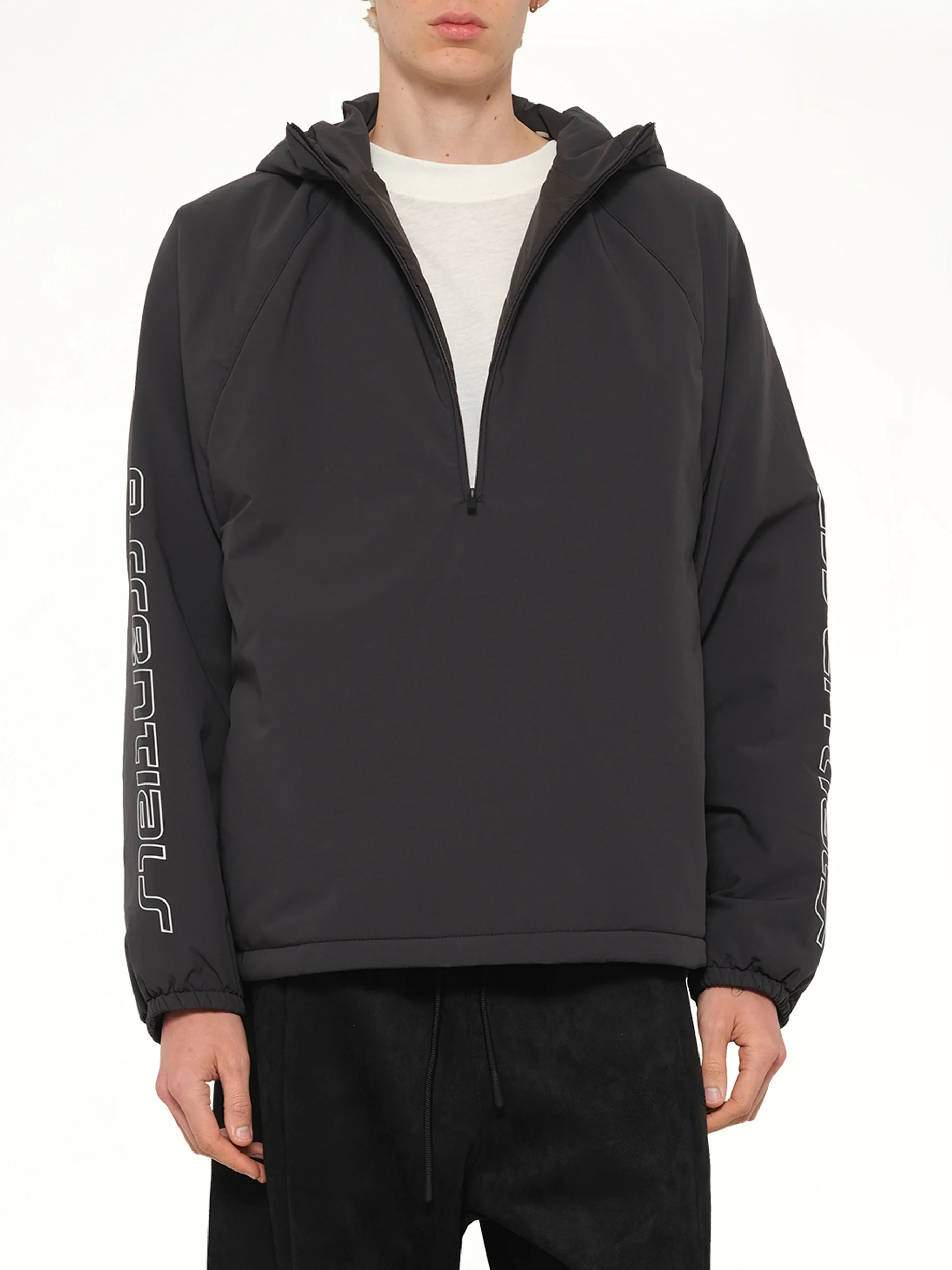 Half Zip Anorak in Vintage Black - Image 6