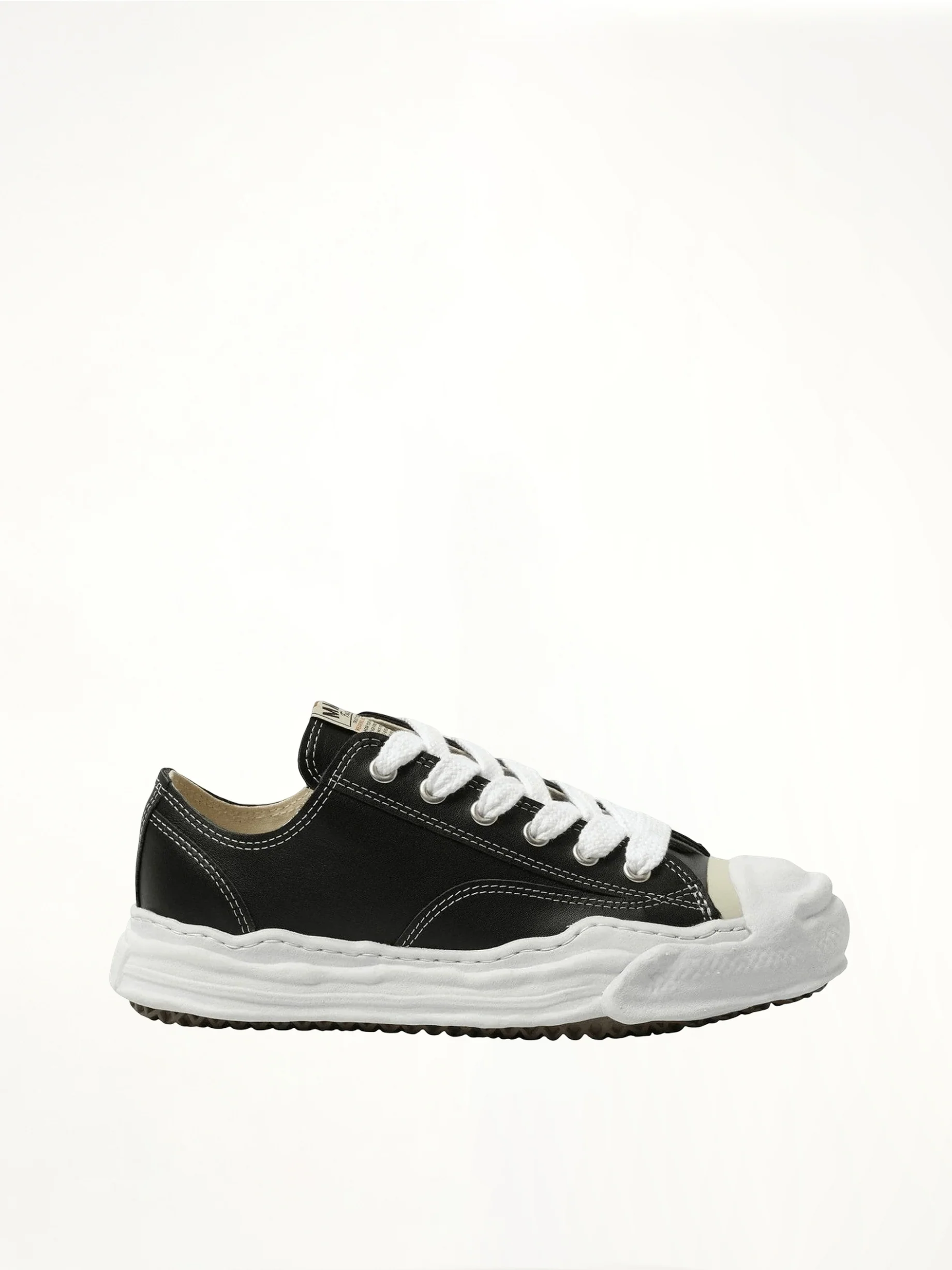 Hank OG Leather Sneaker in Black
