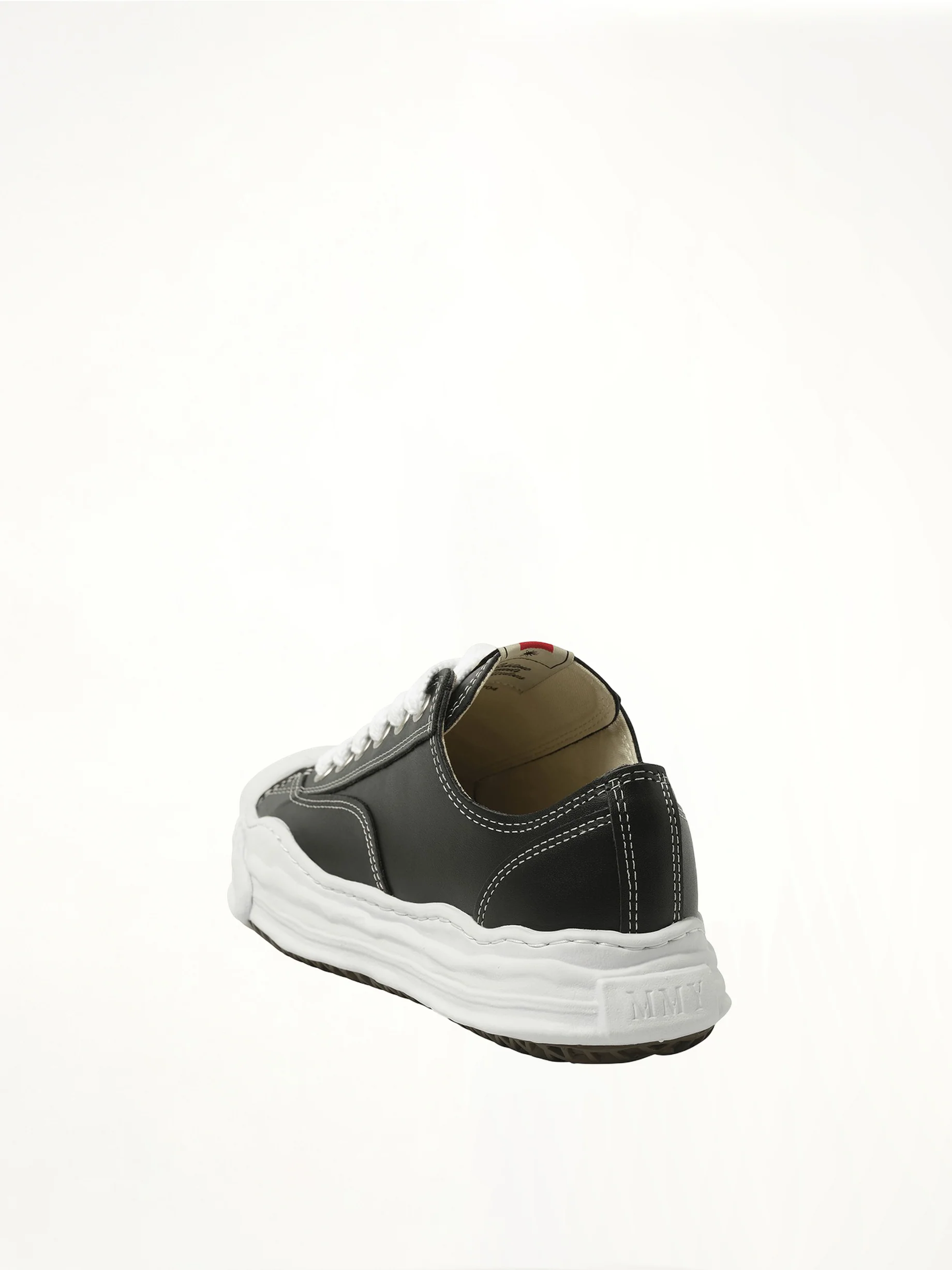 Hank OG Leather Sneaker in Black - Image 3