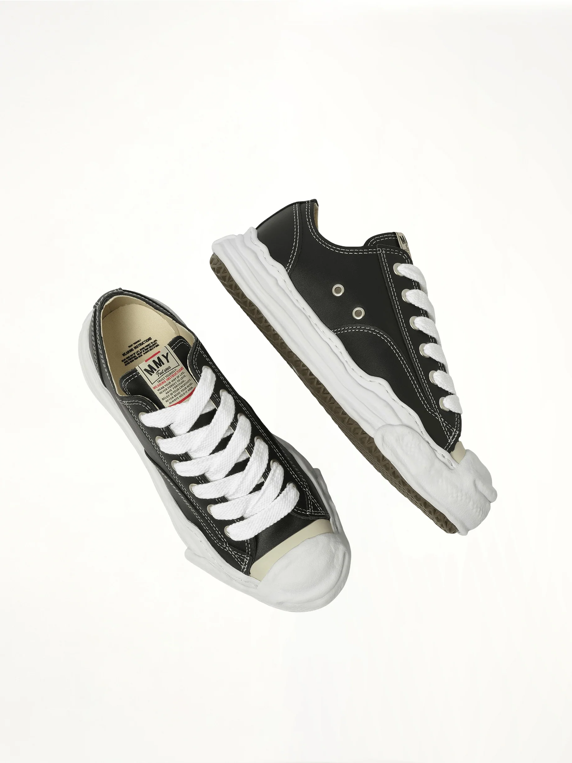 Hank OG Leather Sneaker in Black - Image 4