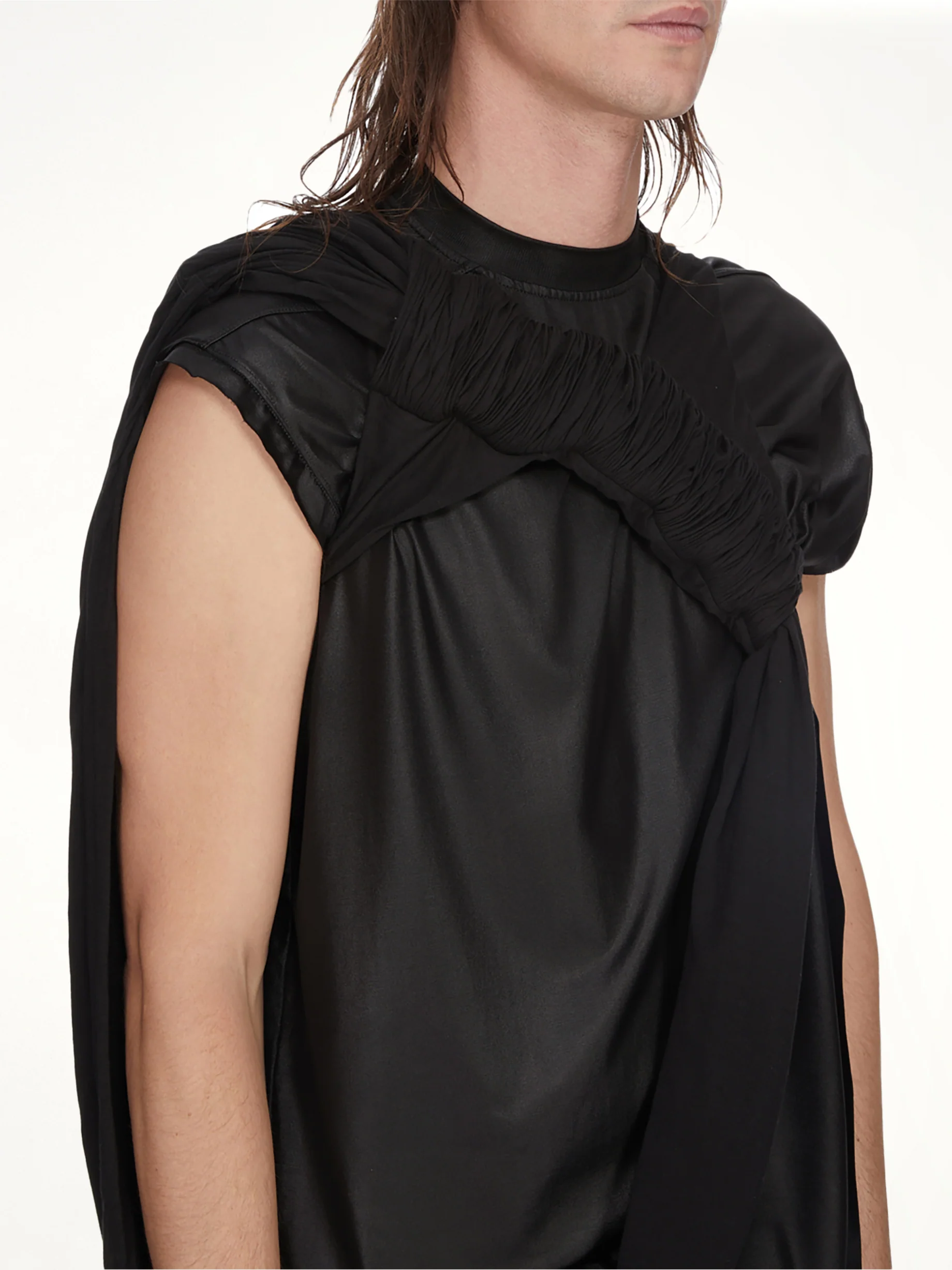Harness Tank in Black - Image 4