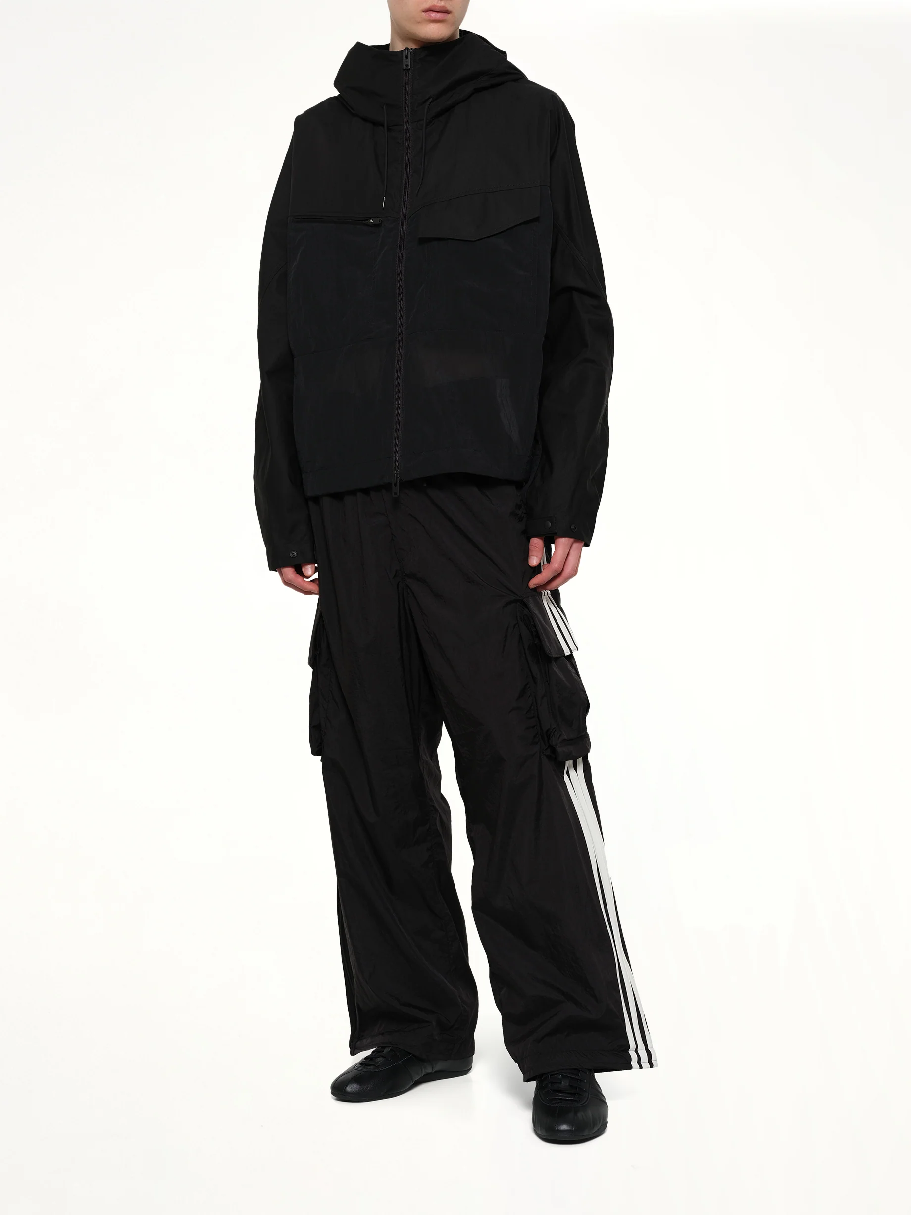 HD Utility Jacket in Black - Image 4