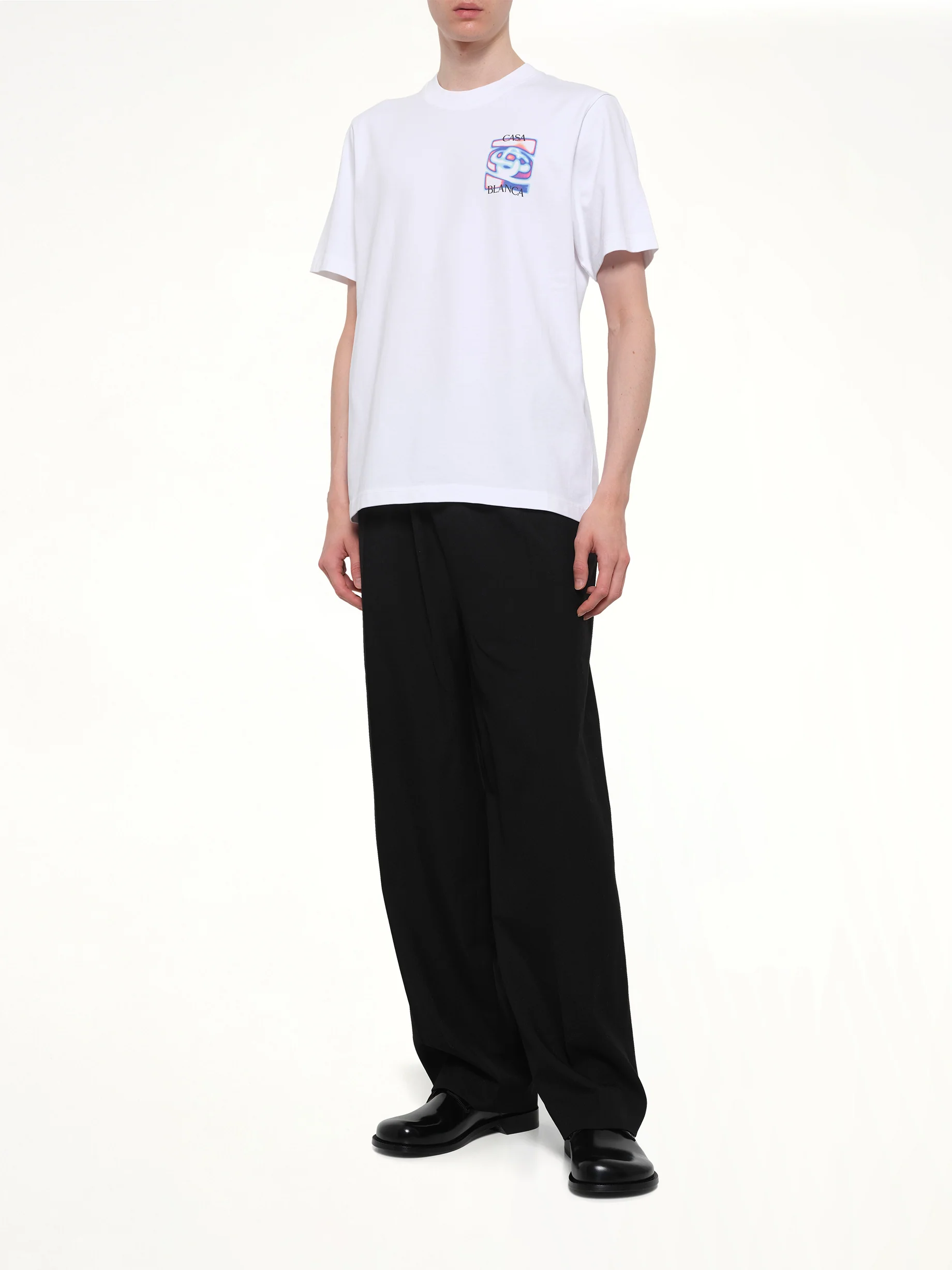 Heat Map Classic T-Shirt in White - Image 4