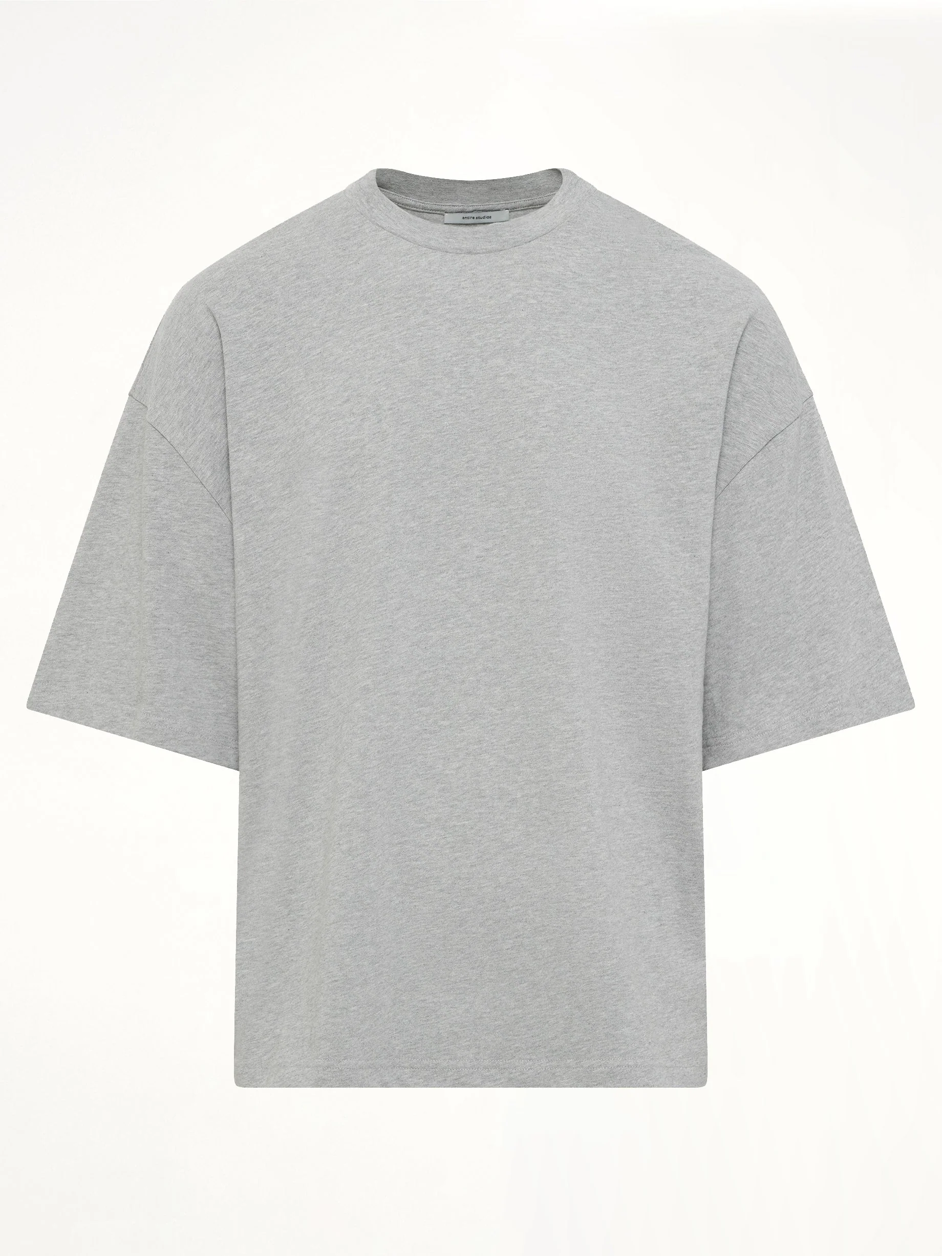 Heavy Boxy T-Shirt in Grey Marle - Image 2