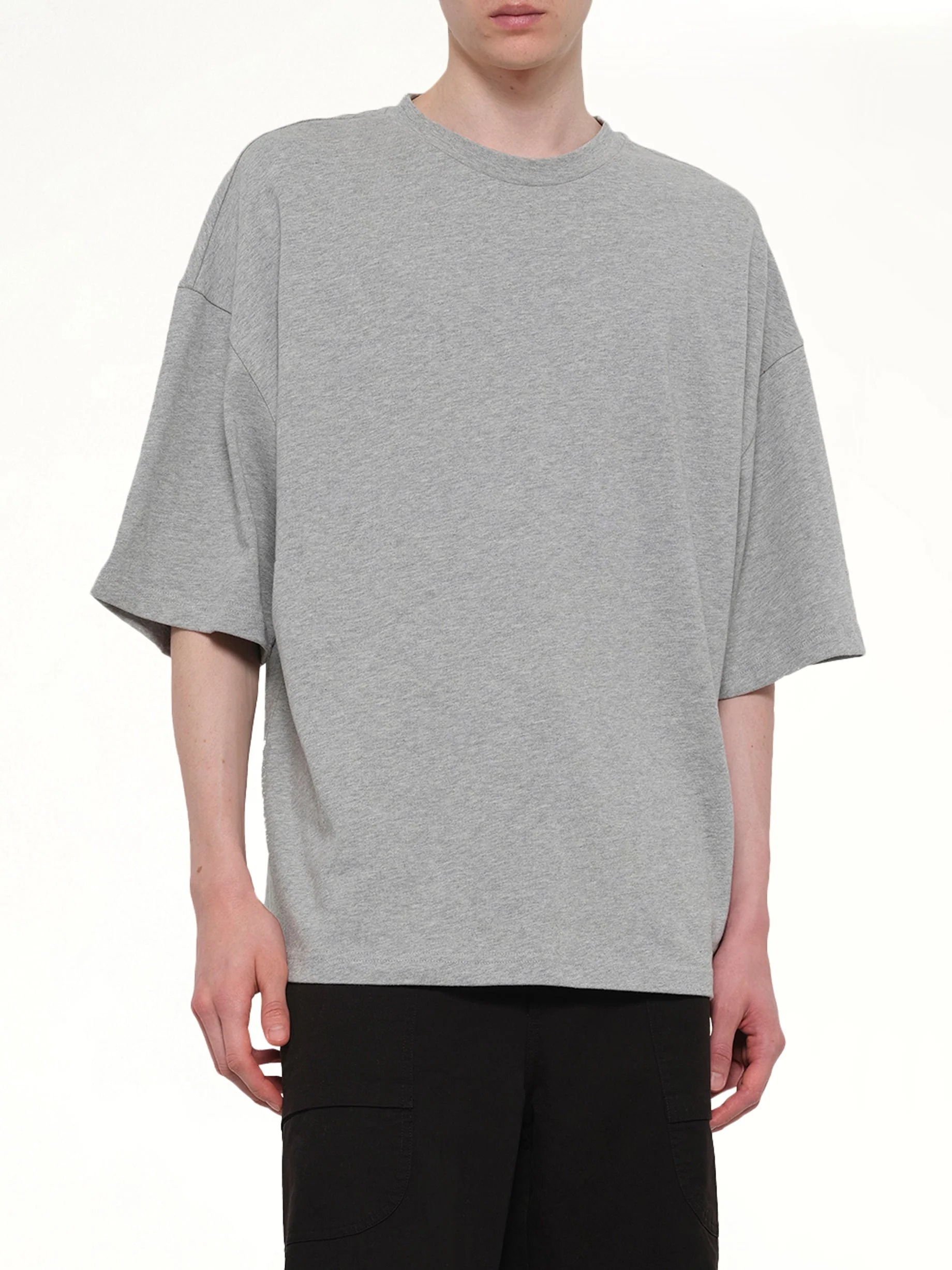 Heavy Boxy T-Shirt in Grey Marle - Image 6