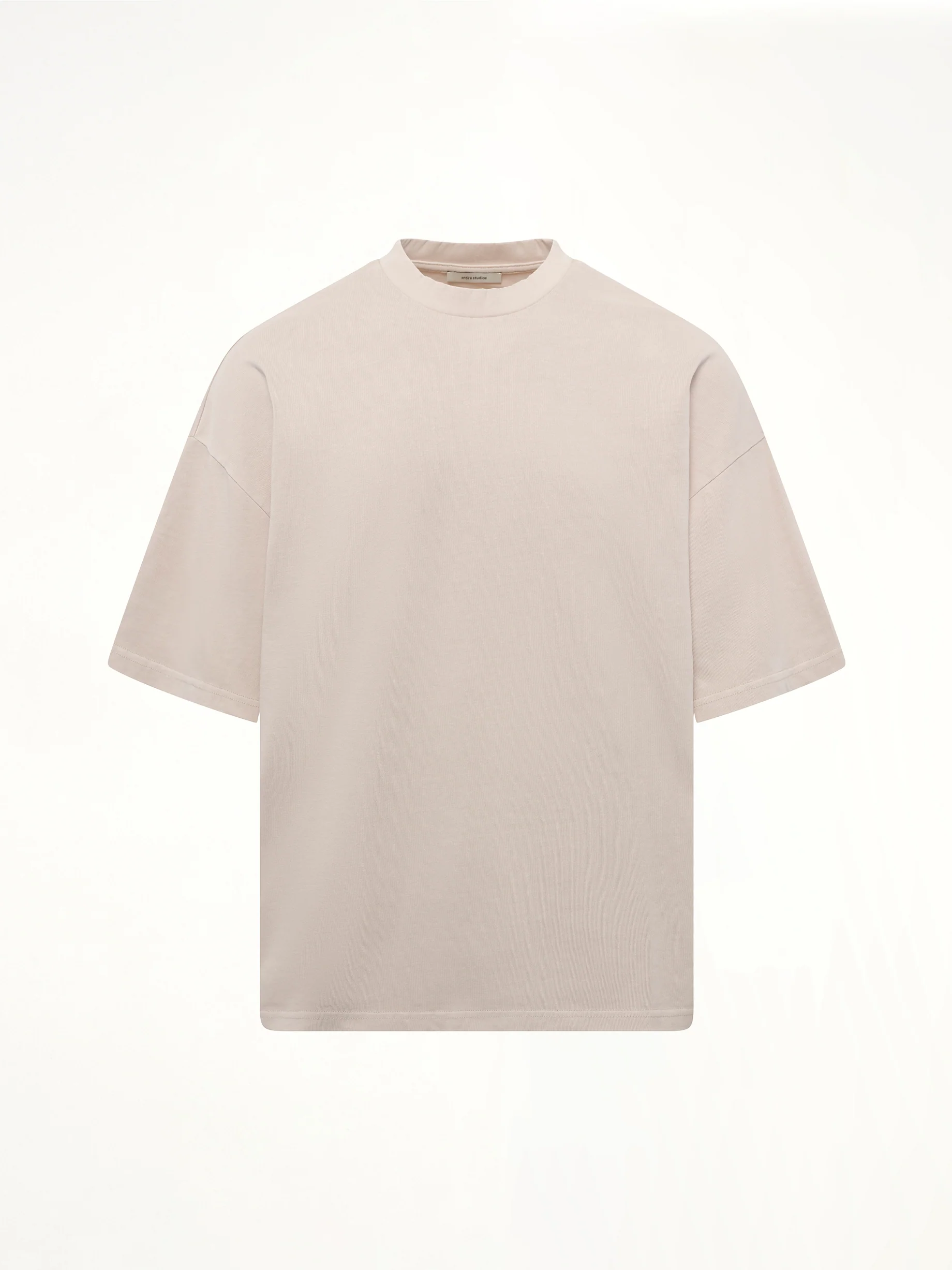 Heavy Boxy T-Shirt in Off White - Image 2
