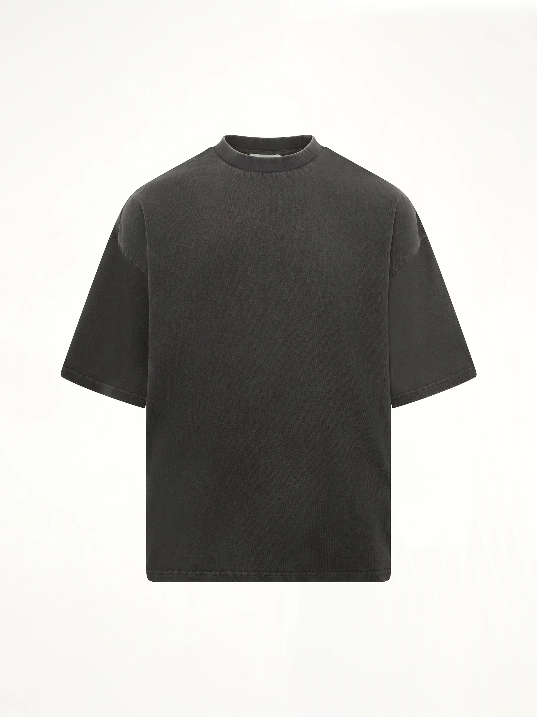 Heavy Boxy T-Shirt in Washed Black - Image 2
