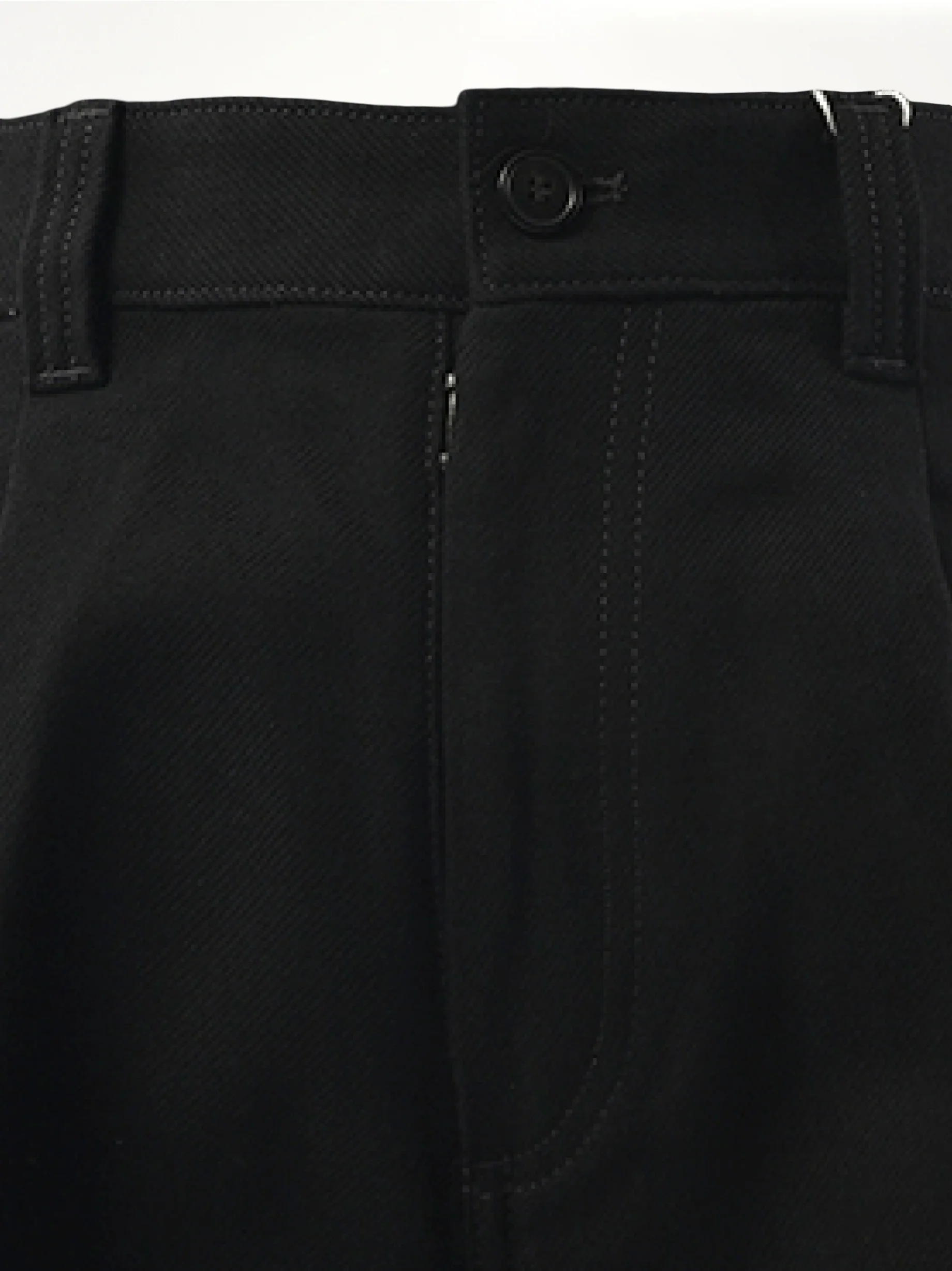 Heavy Cotton Wide Pants in Black - Image 3