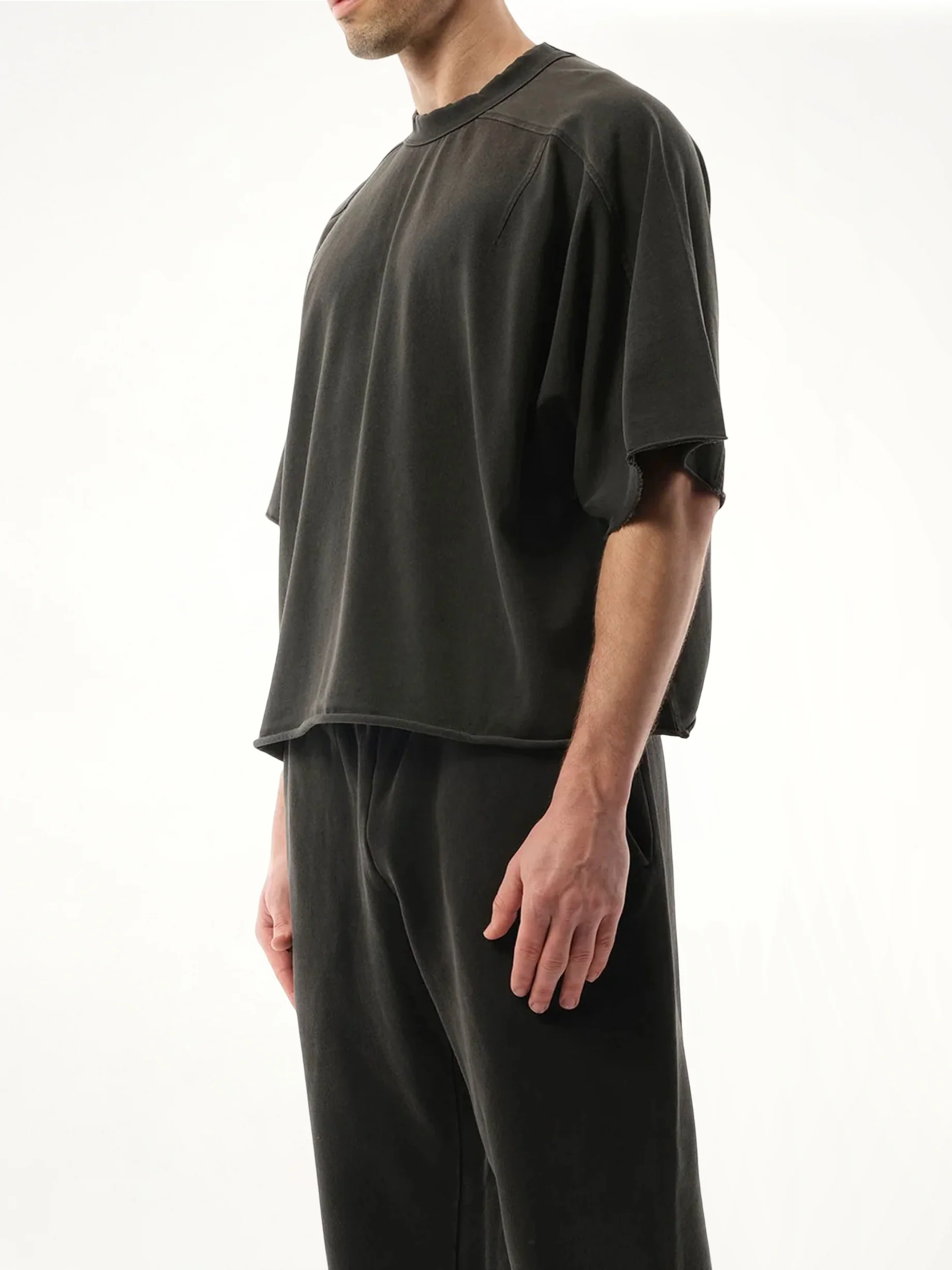 Heavy Dart T-Shirt in Washed Black - Image 5