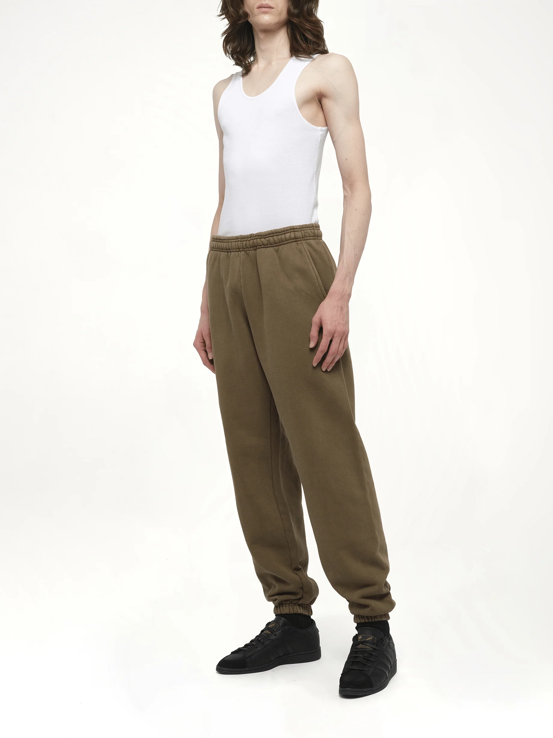 Heavy Sweatpants in Military - Image 4