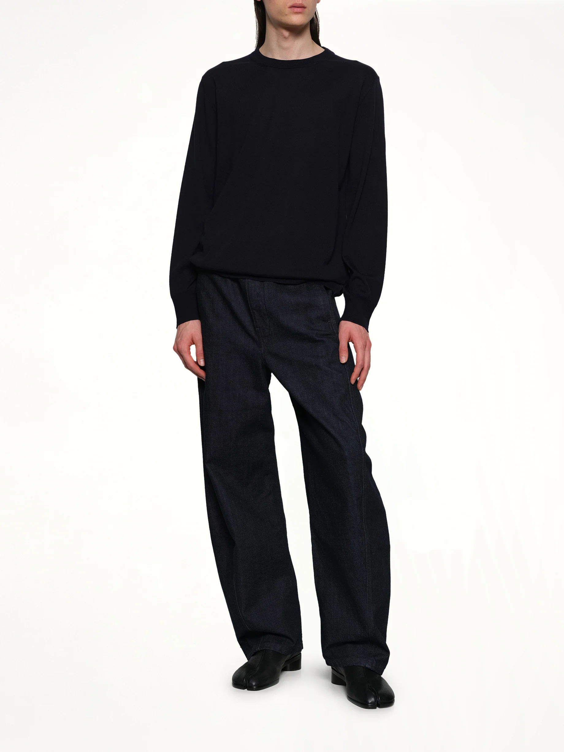 Heavy Weight Merino Wool in Midnight - Image 4