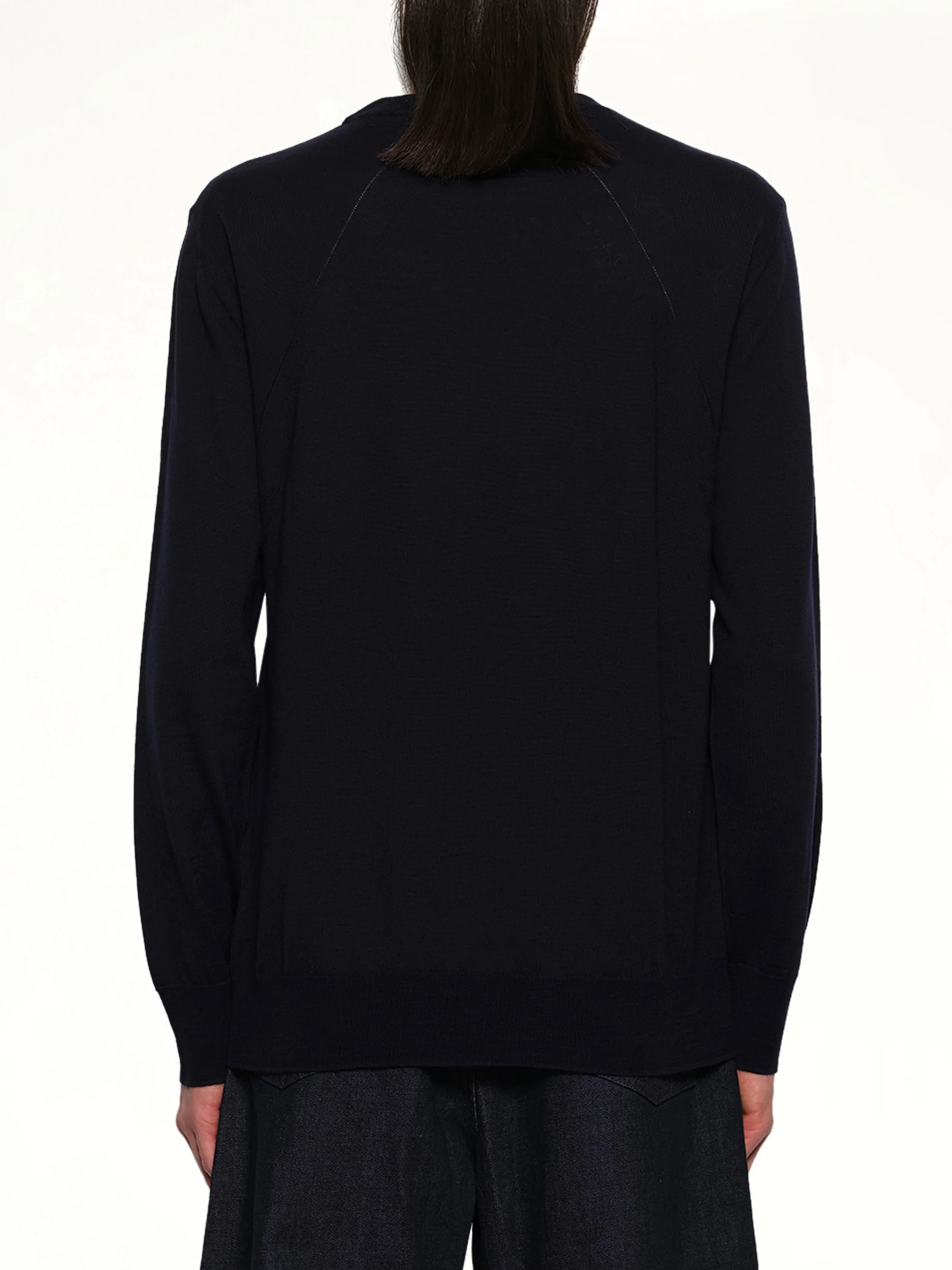 Heavy Weight Merino Wool in Midnight - Image 5