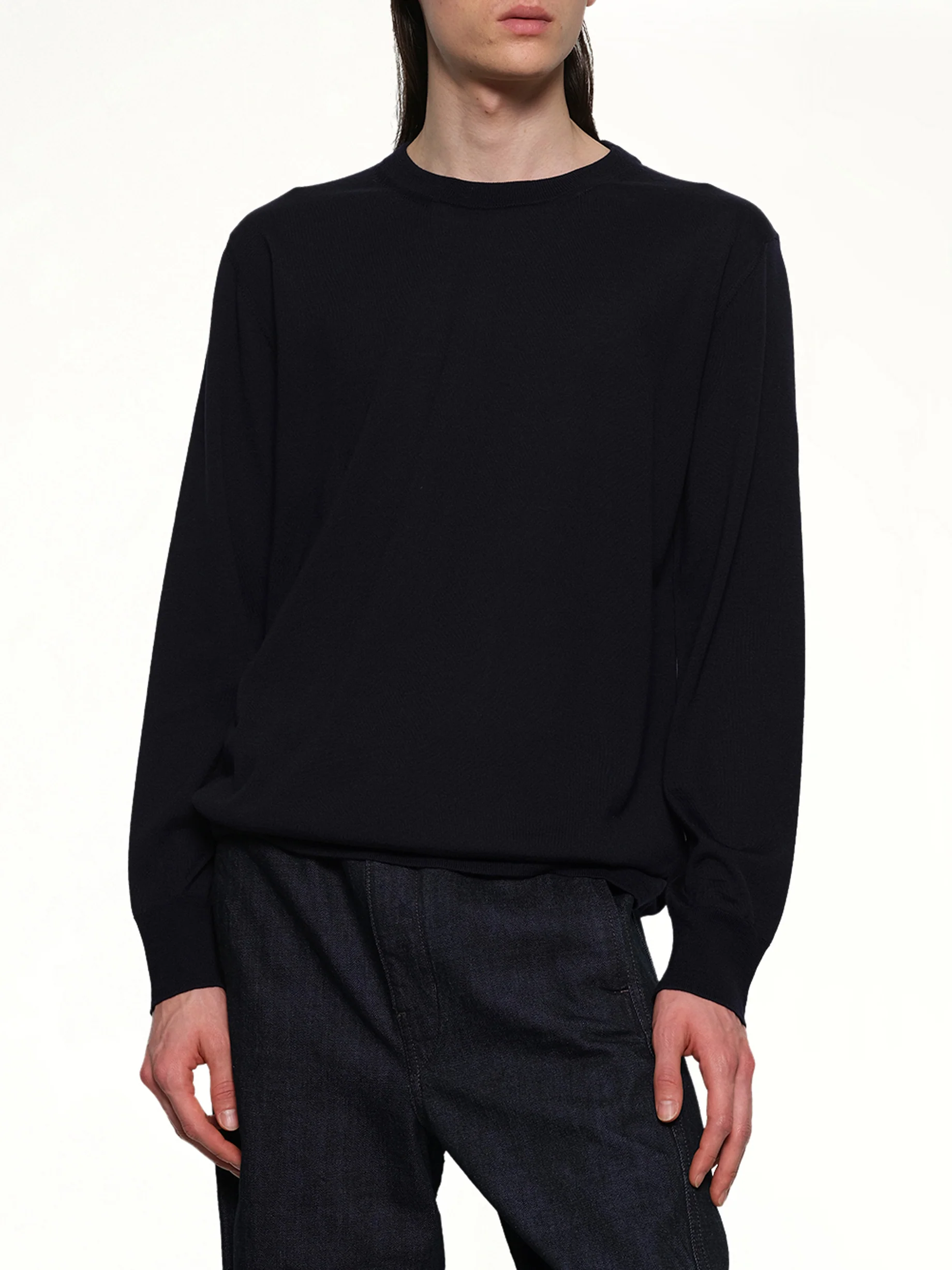 Heavy Weight Merino Wool in Midnight - Image 6