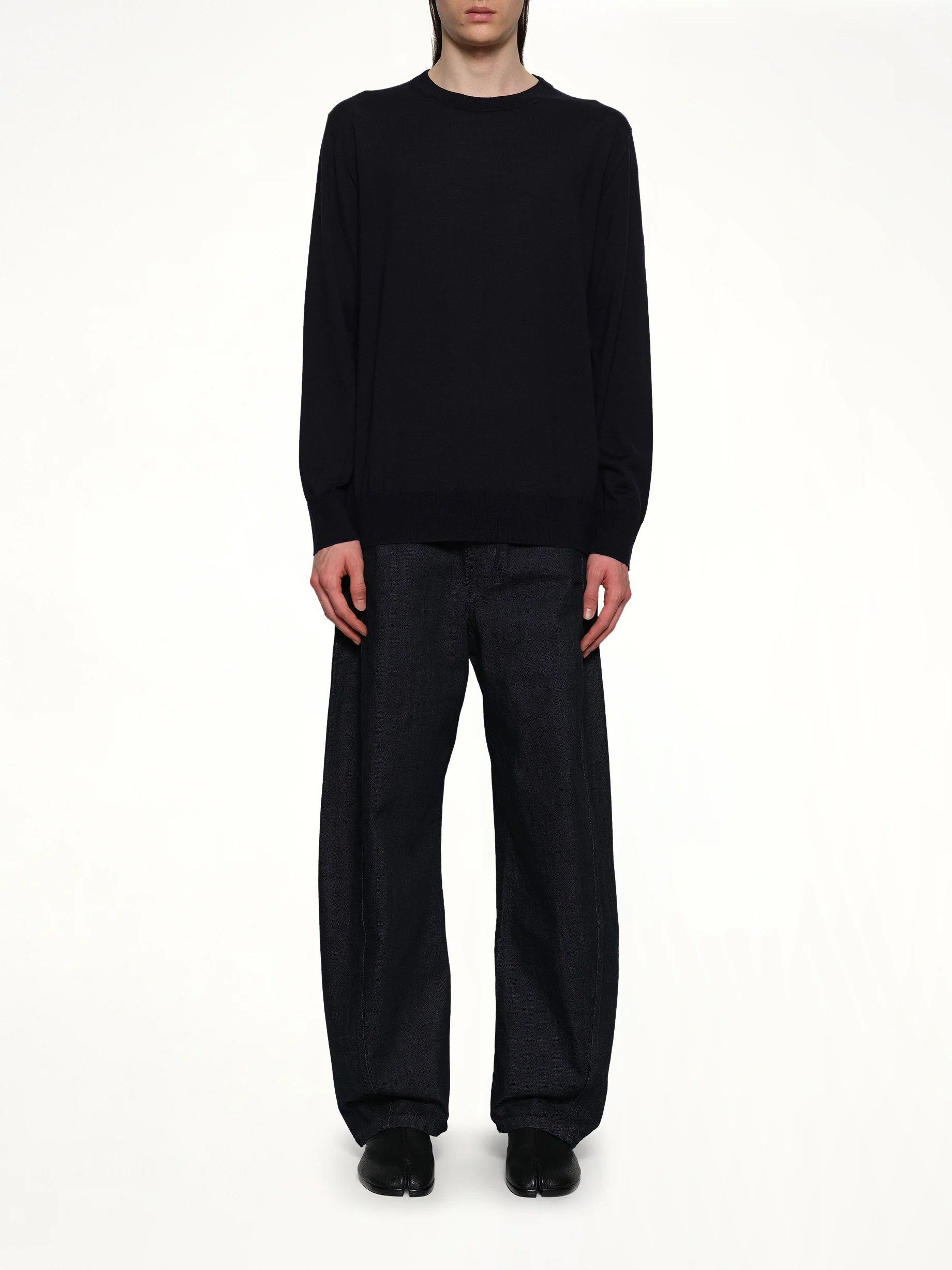 Heavy Weight Merino Wool in Midnight - Image 7