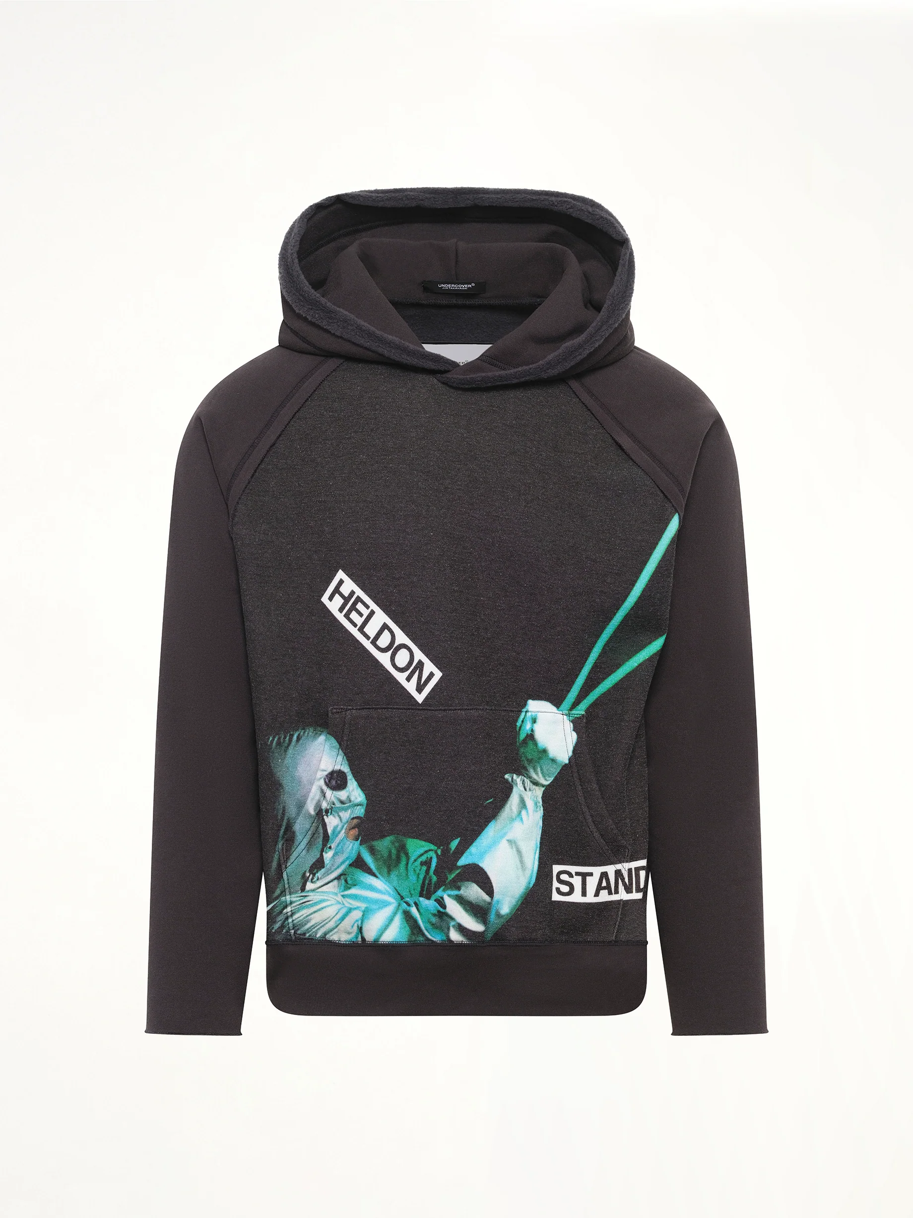 Heldon Stand By Hoodie in Black - Image 2