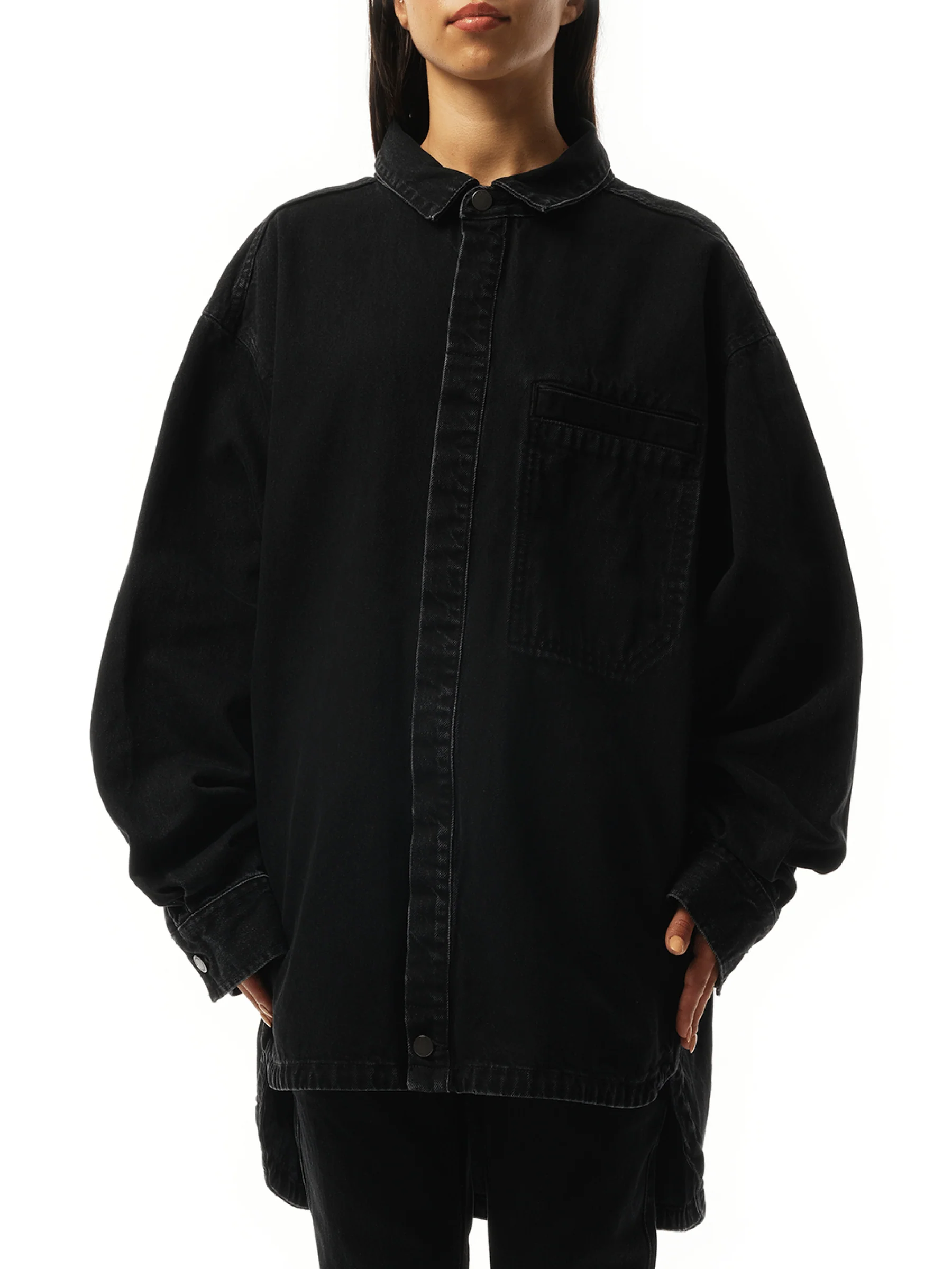 Herculean Shirt in Magnetite