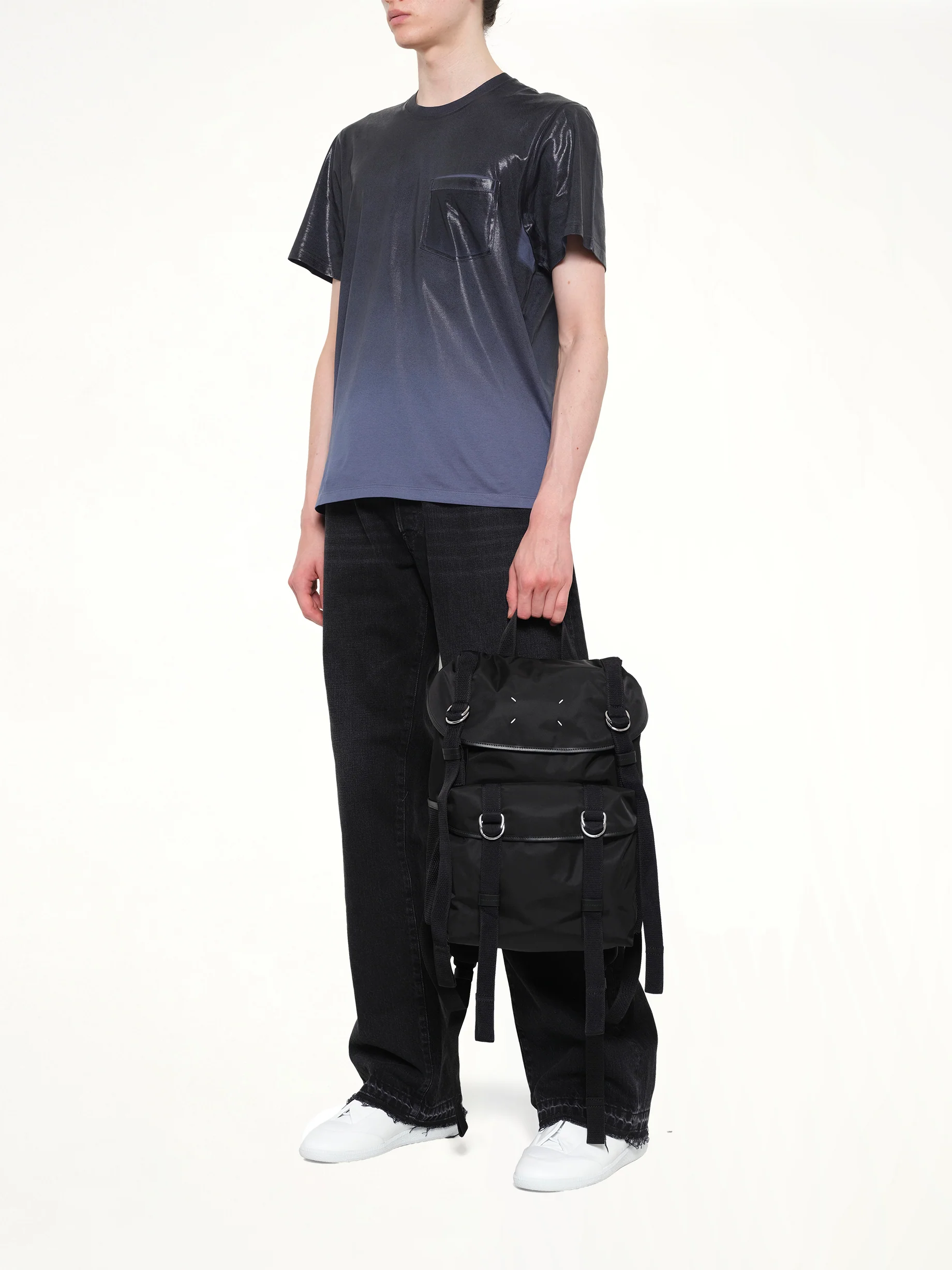 High Tech Medium Backpack in Black - Image 4