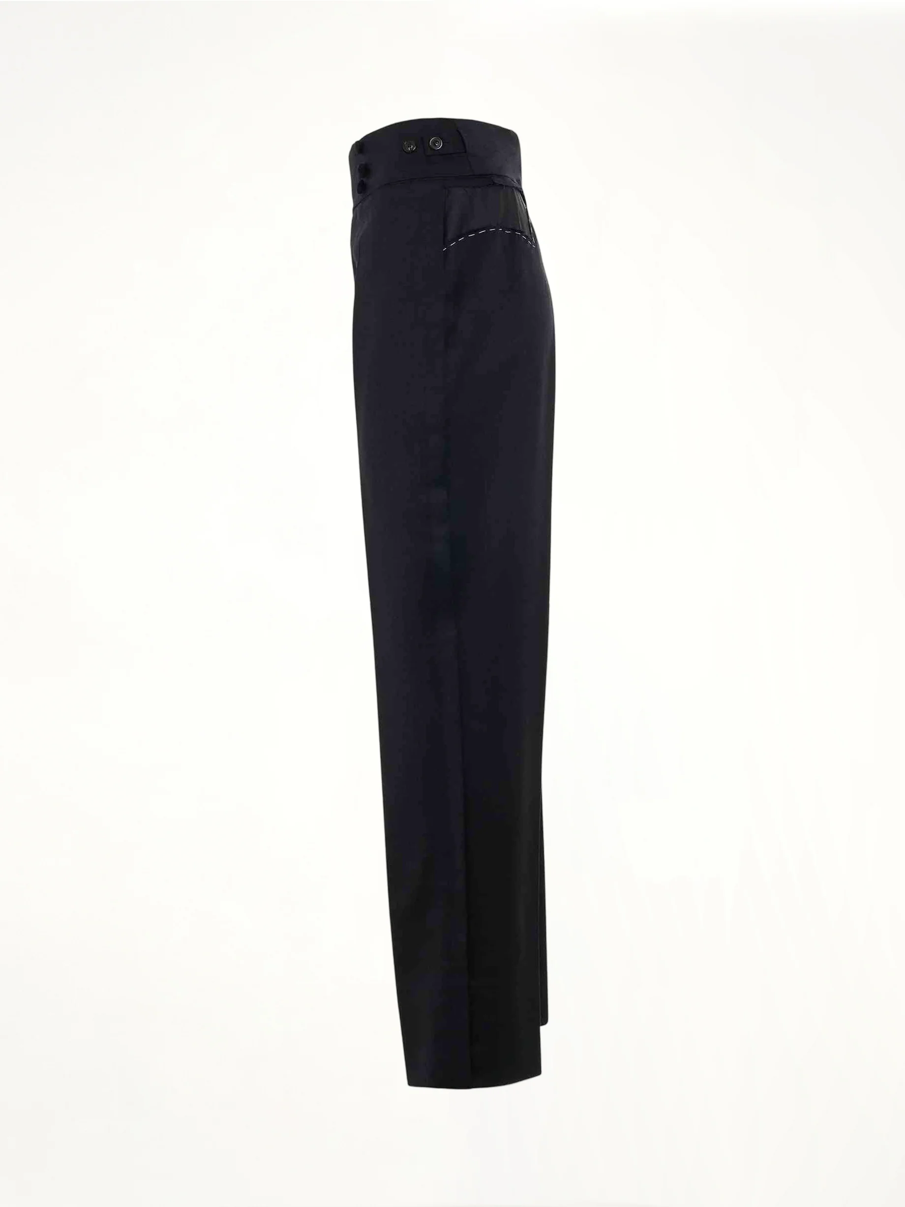 High Waist Pants in Black - Image 3